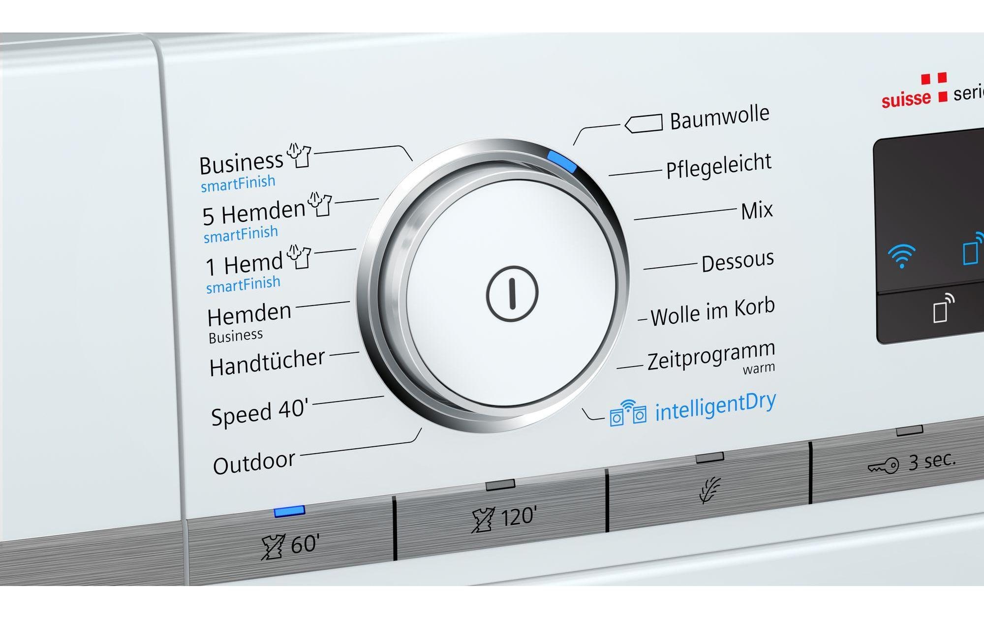 SIEMENS Wärmepumpentrockner »WT7HXK80CH A++«, 9 kg