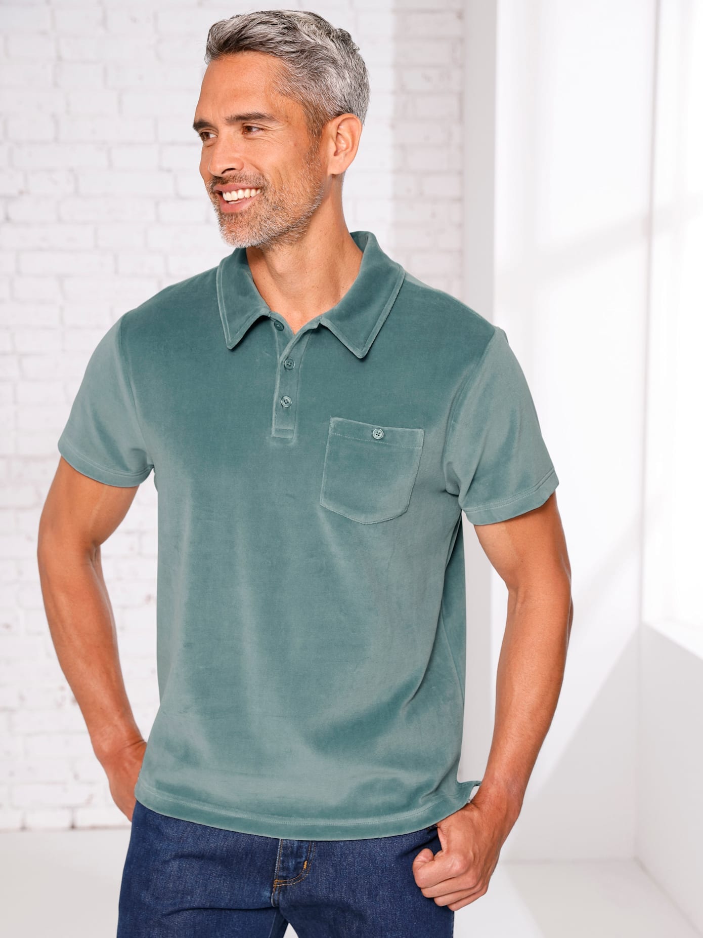 Image of Classic Langarmshirt "Kurzarm-Poloshirt" 1 Stk.