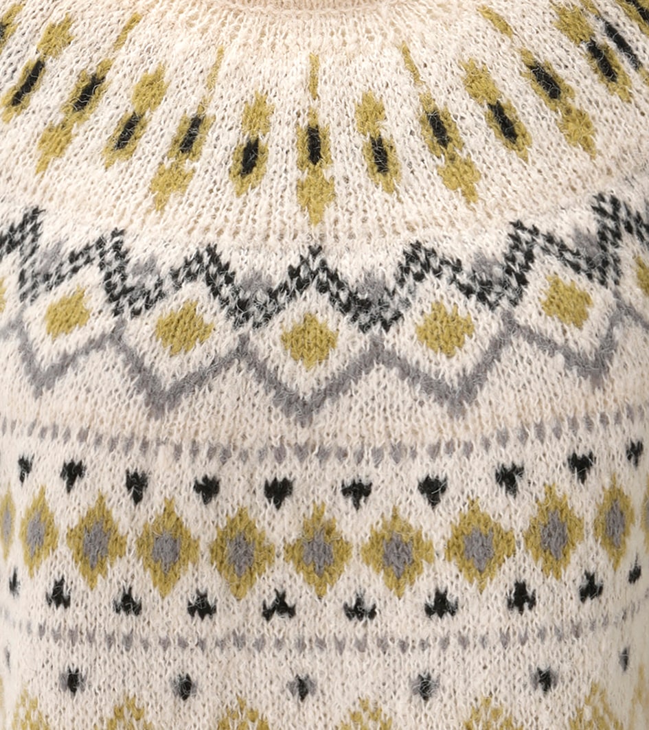 Aniston CASUAL Pull en tricot avec motif norvégien tendance - NOUVELLE COLLECTION