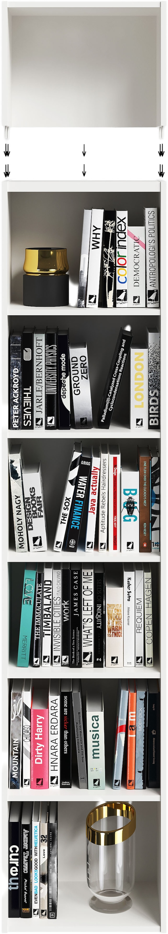 FMD Étagère de la nacelle »Bitz« mit melaminharzbeschichteter, kratzfester Oberfläche