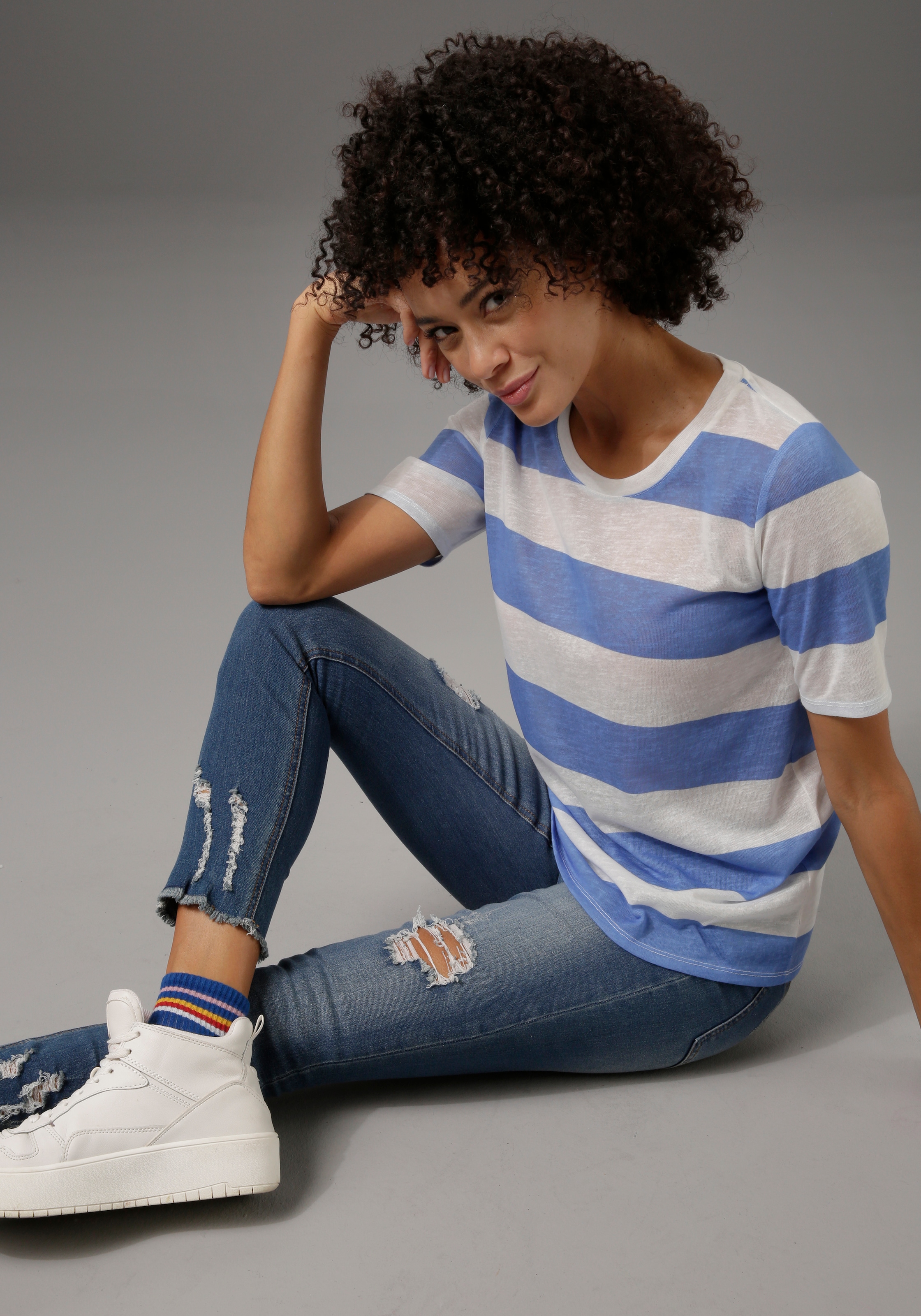 Aniston CASUAL auf versandkostenfrei Destroyed-Effekt Skinny-fit-Jeans, mit