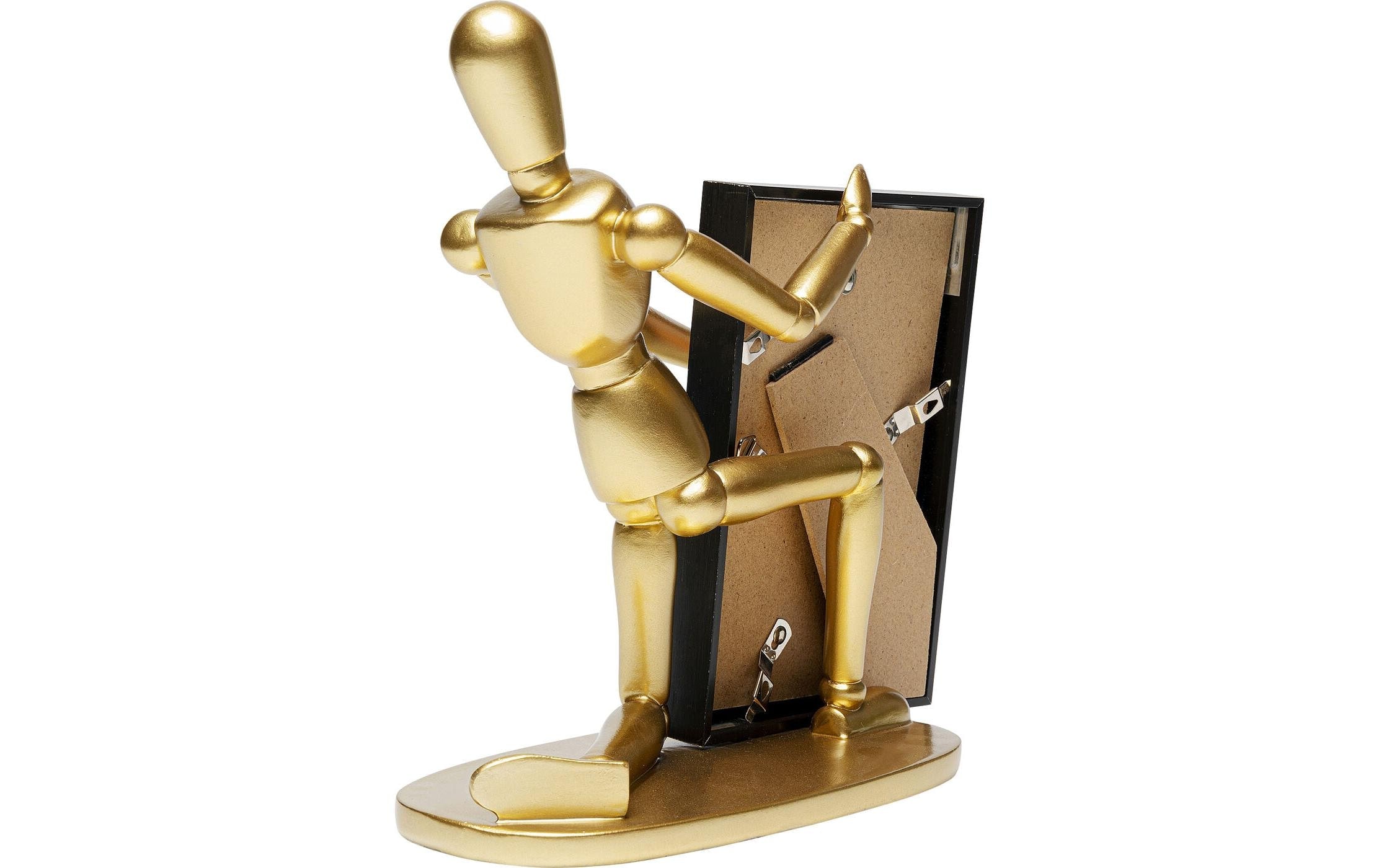 Kare Design Bilderrahmen »Proudly Goldfarben/Schwarz, 10 x 15 cm«