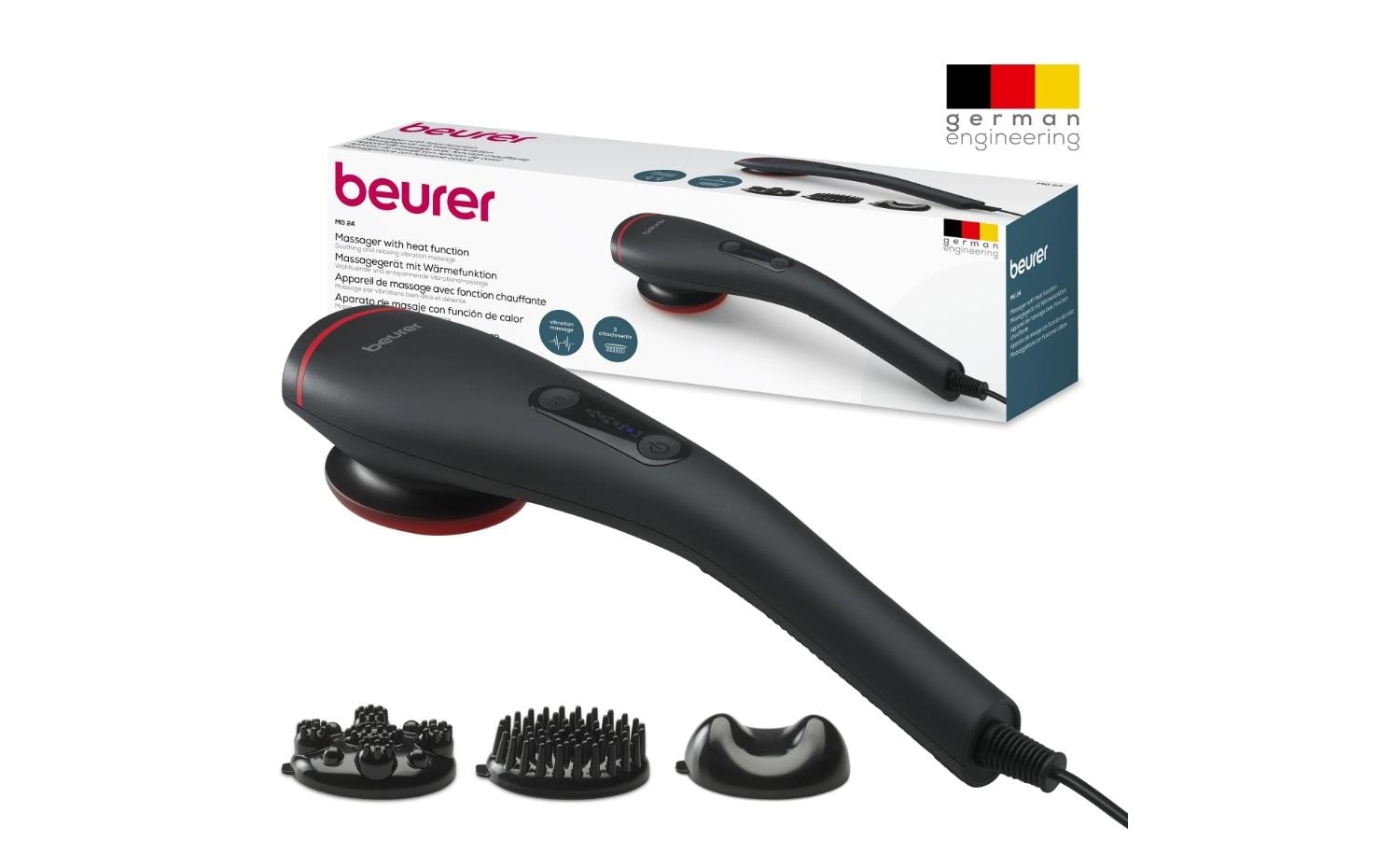 BEURER Massagegerät »mit Wärmefunktion MG 24«