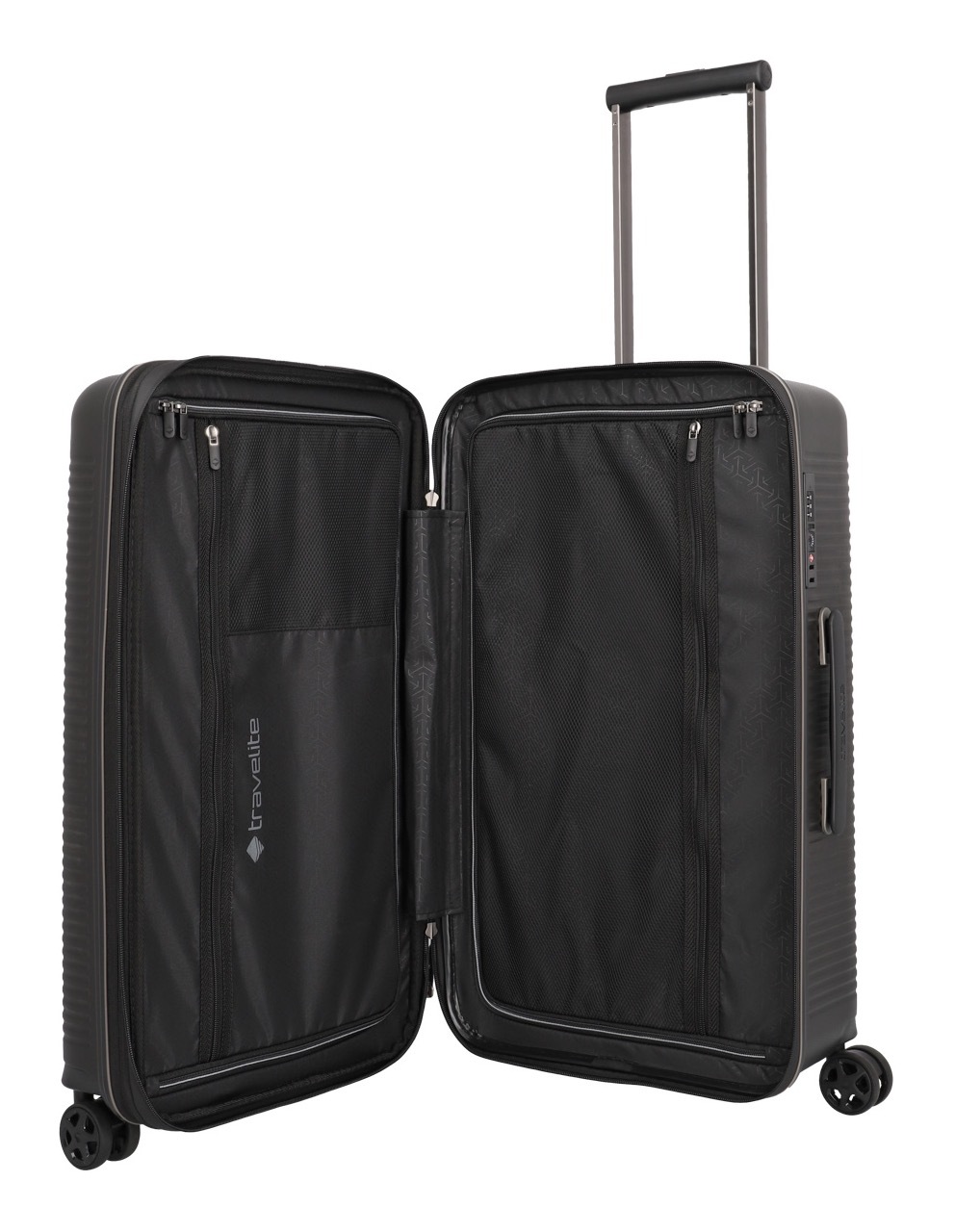 travelite Kit trolley »ROOMER Trunk 2-teilig« extension de volume – idéal pour bagages à main et en soute