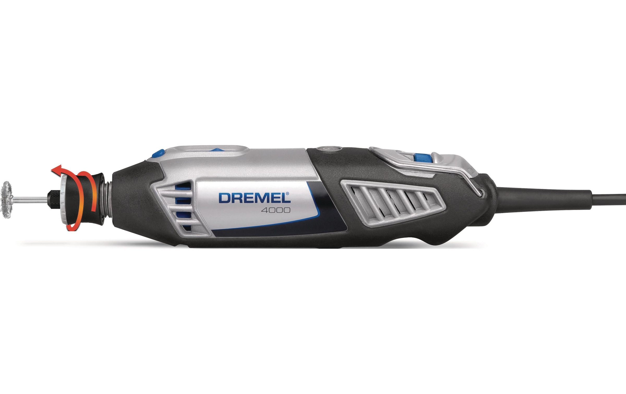 DREMEL Elektro-Multifunktionswerkzeug »4000-6/128«, (Set), Funktionen: Bohren; Fräsen; Gravieren; Polieren; Schleifen; Trennen
