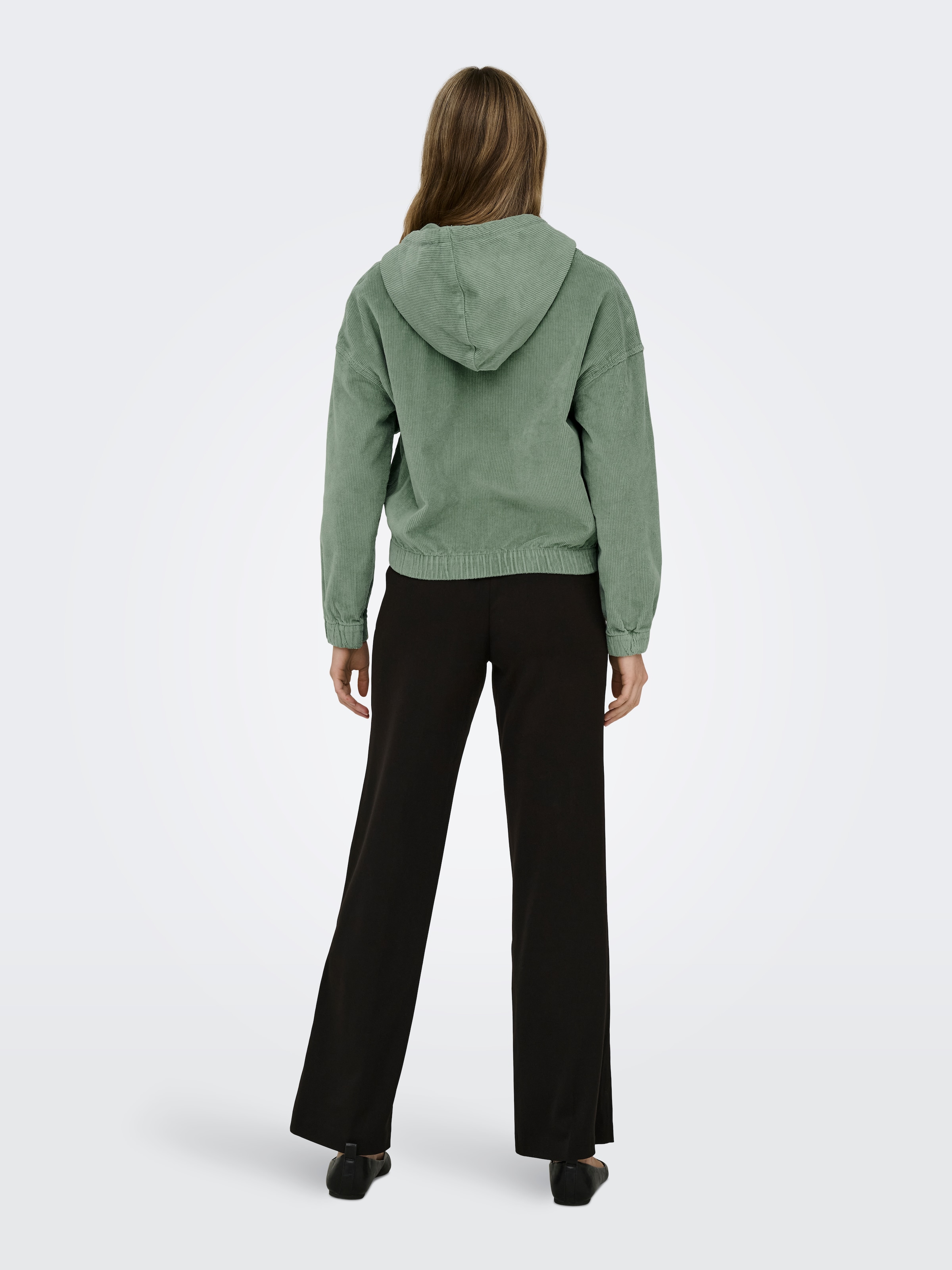 ONLY Veste en velours côtelé »ONLKENZIE L/S CORD JACKET PNT NOOS« mit Kapuze