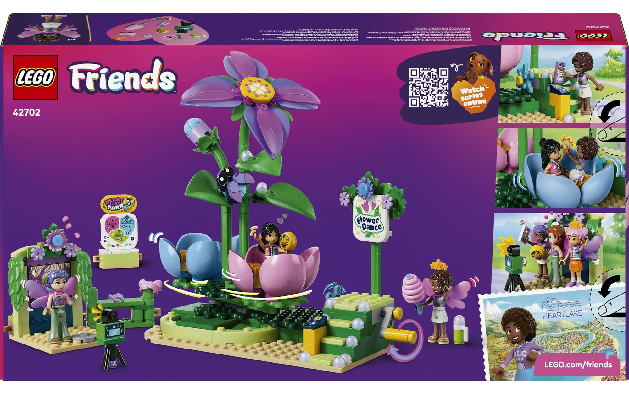 LEGO® Konstruktionsspielsteine »Feentassen-Karussell mit Blumendeko (42702), LEGO Friends« Made in Europe