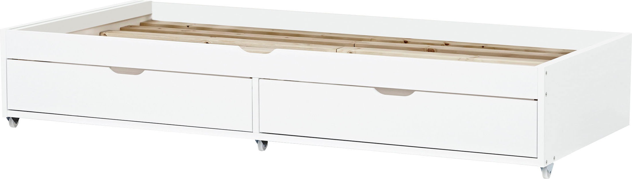 Image of Hoppekids Schubkasten »Deluxe«, Ausziehbett mit 2 Schubladen, Weiss bei Ackermann Versand Schweiz