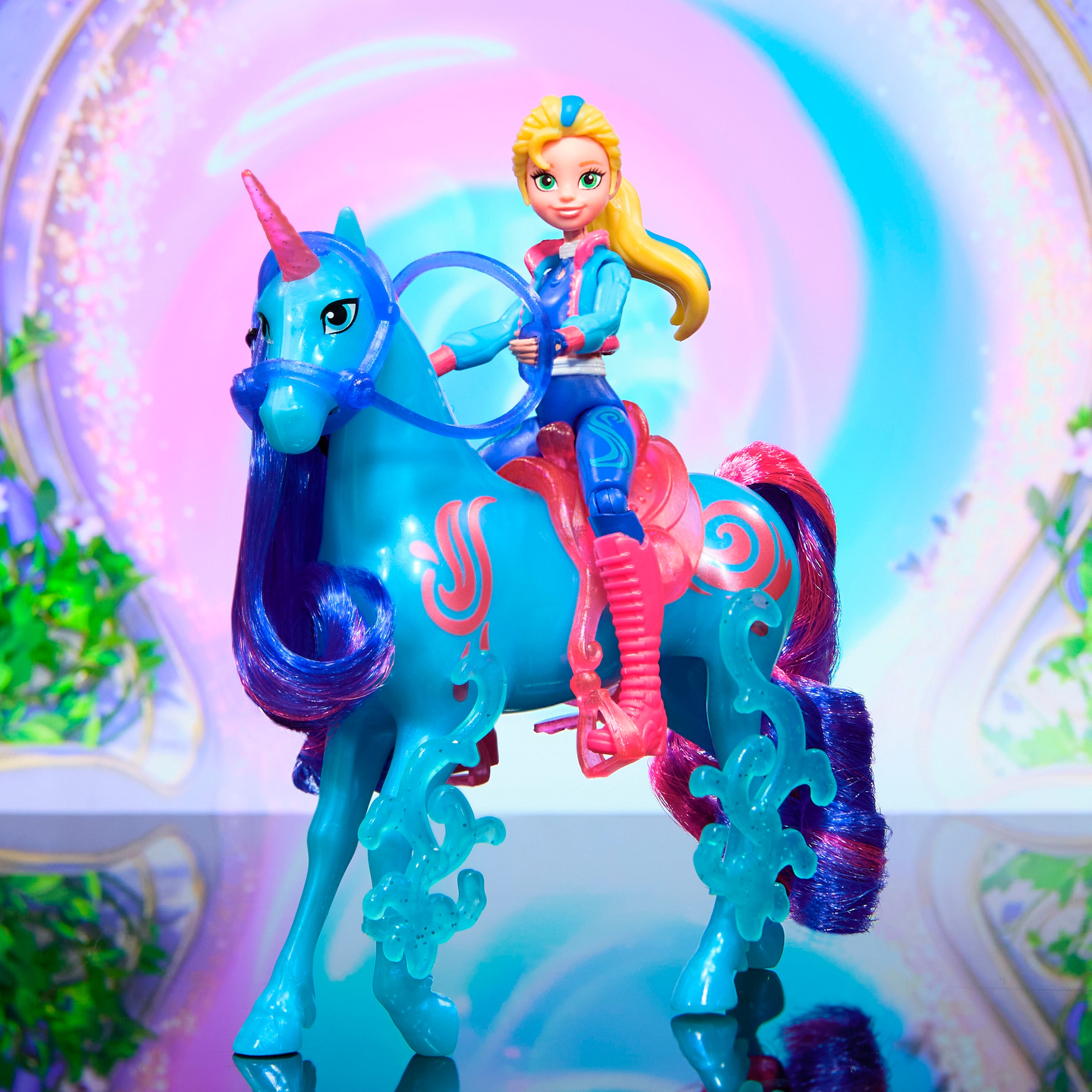 Spin Master Anziehpuppe »Unicorn Academy - Isabel & Einhorn River« mit echter Mähne