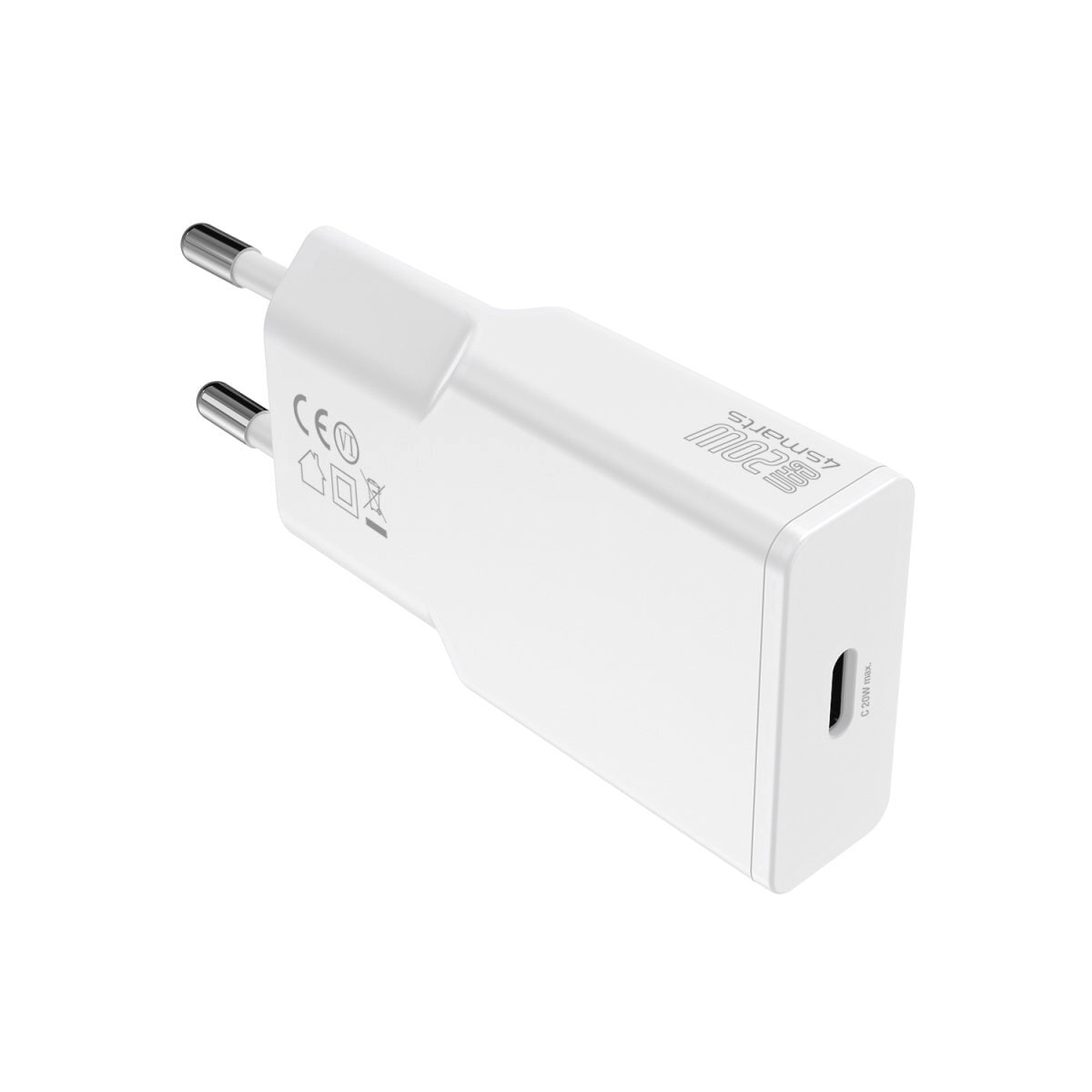4smarts Schnelllade-Gerät »PDPlug Slim 20W GaN 1x USB-C«