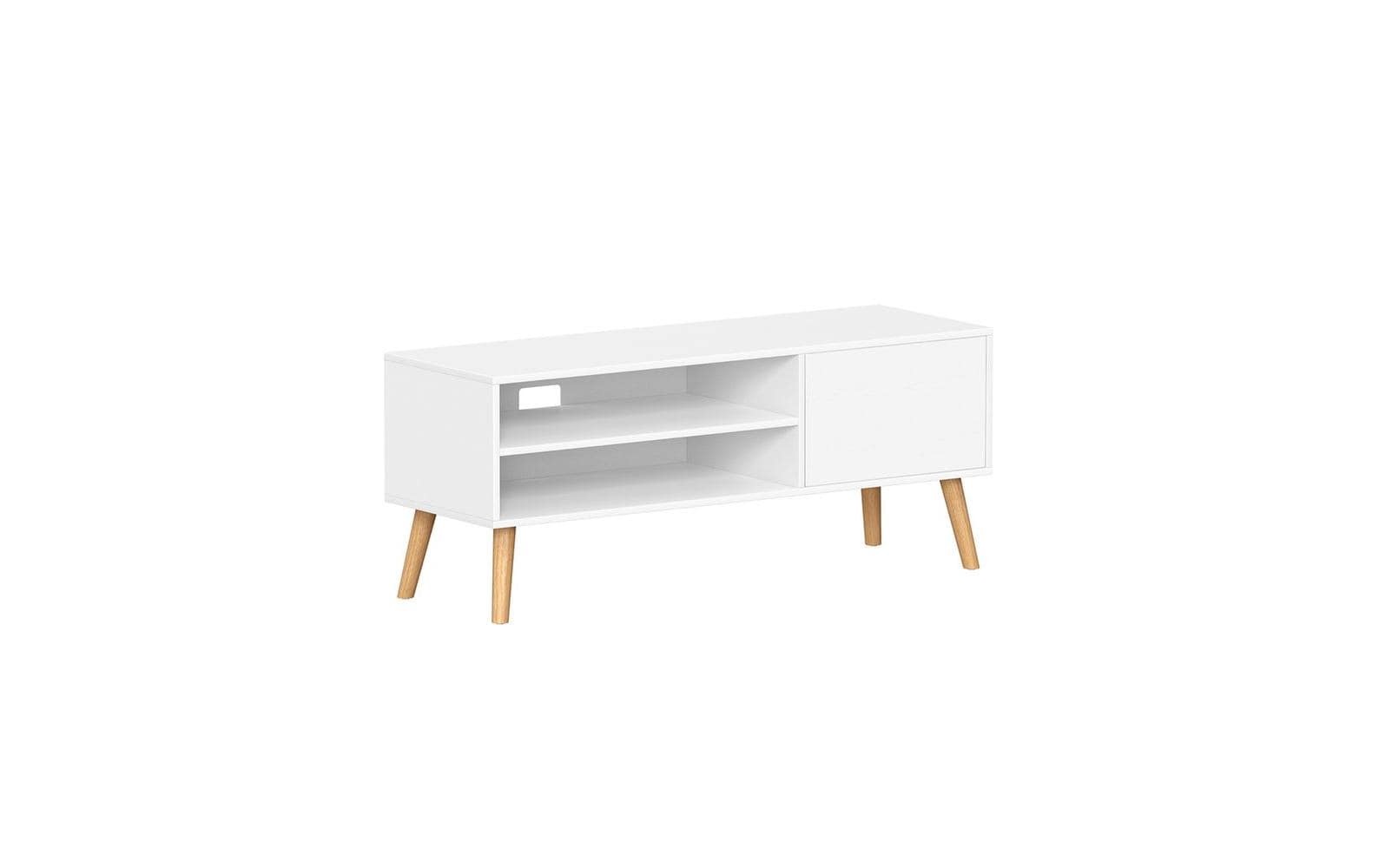Image of VASAGLE TV-Schrank "Skandinavisch 110 x 40 cm Weiss"