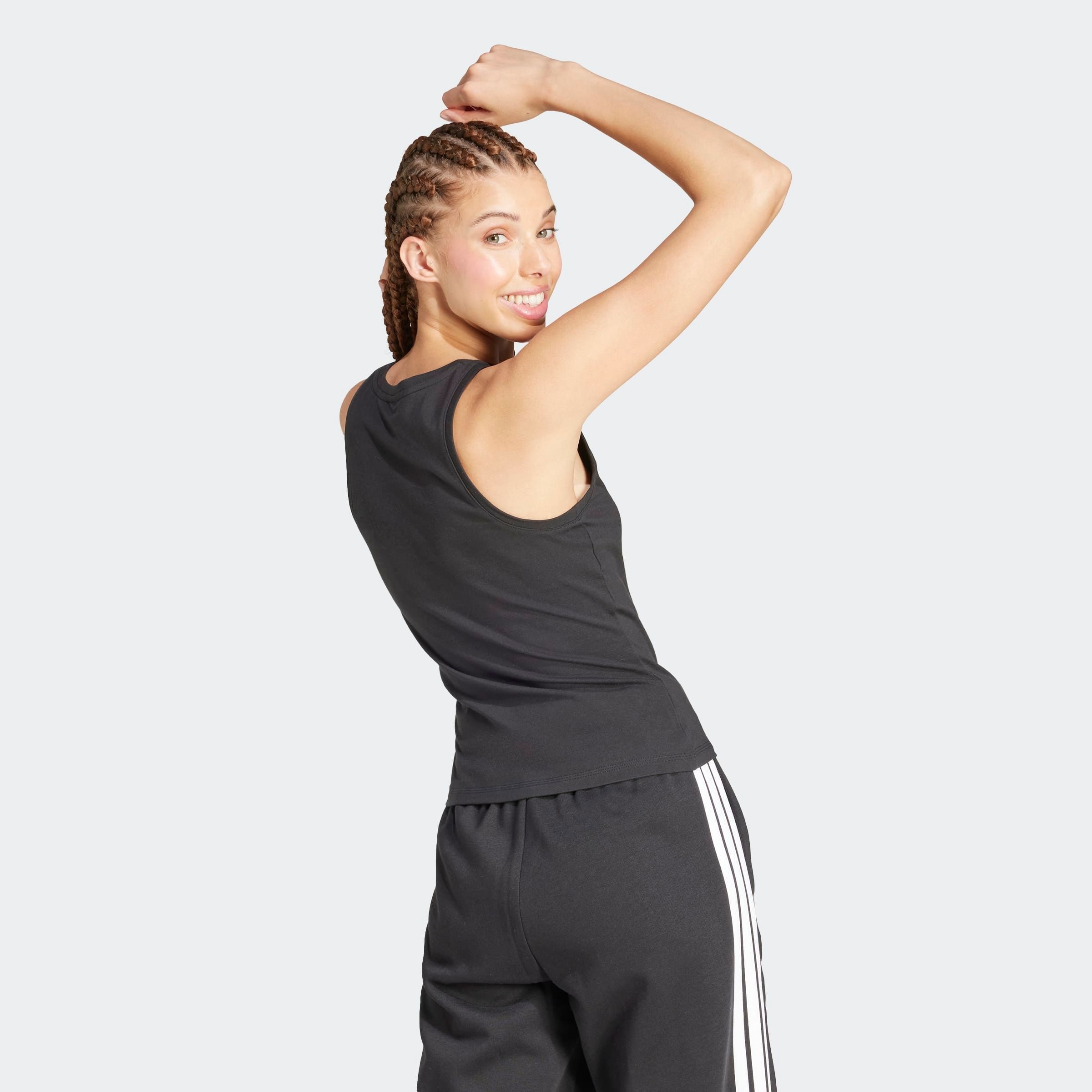 adidas Sportswear Tanktop "ESSENTIALS LINEAR SLIM COTTON"
