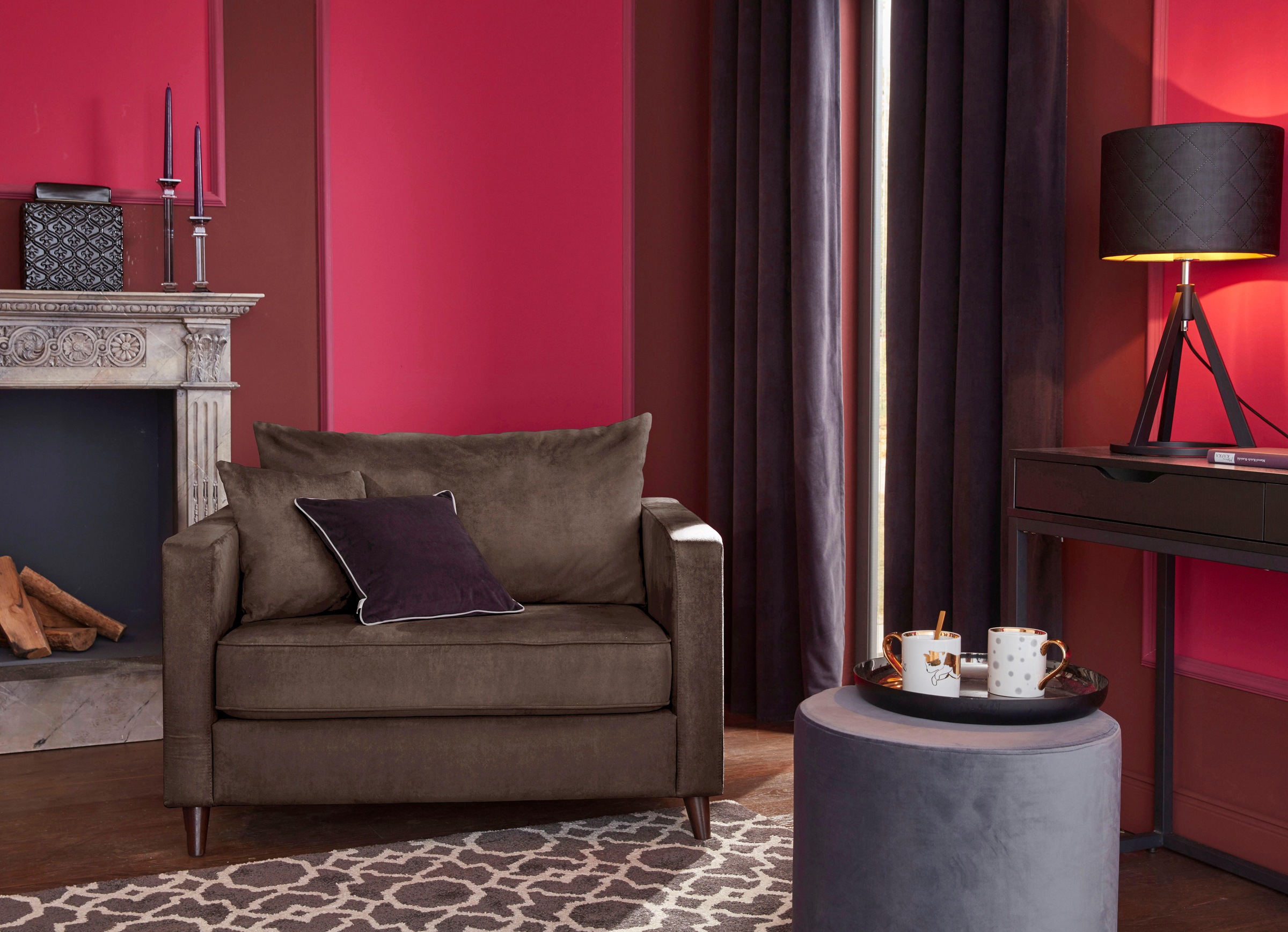Guido Maria Kretschmer Home&Living Sessel »Renesse«, lose Kissen, Keder an Sitzkissen