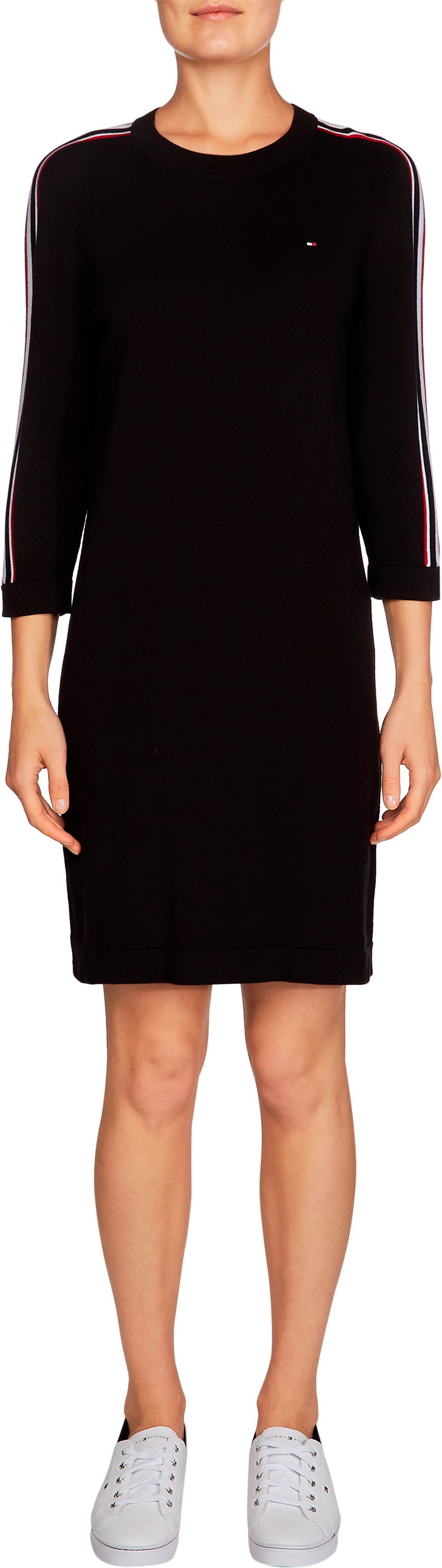 Image of Tommy Hilfiger Strickkleid »HERBY STP DETAIL DRESS«, mit 3/4-Ärmeln bei Ackermann Versand Schweiz