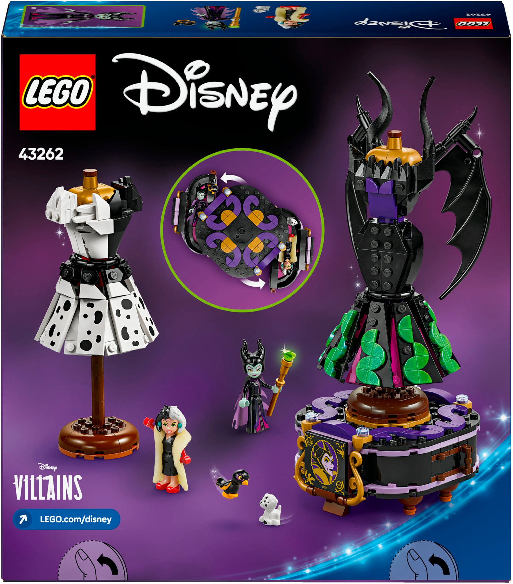 LEGO® Pions de construction »Die Kleider von Malefiz und Cruella De Vil (43262)« LEGO® Disney Classic; Made in Europe