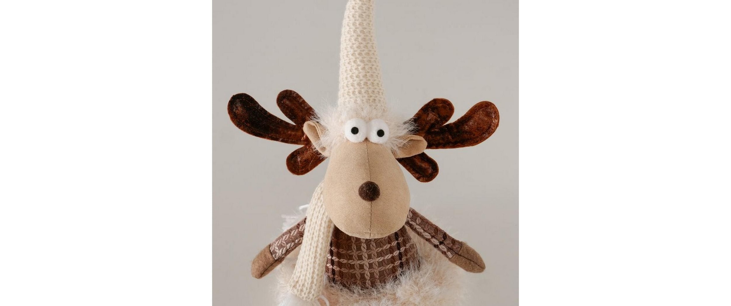 BOLTZE Weihnachtsfigur »Dekofigur Elch Helmo «