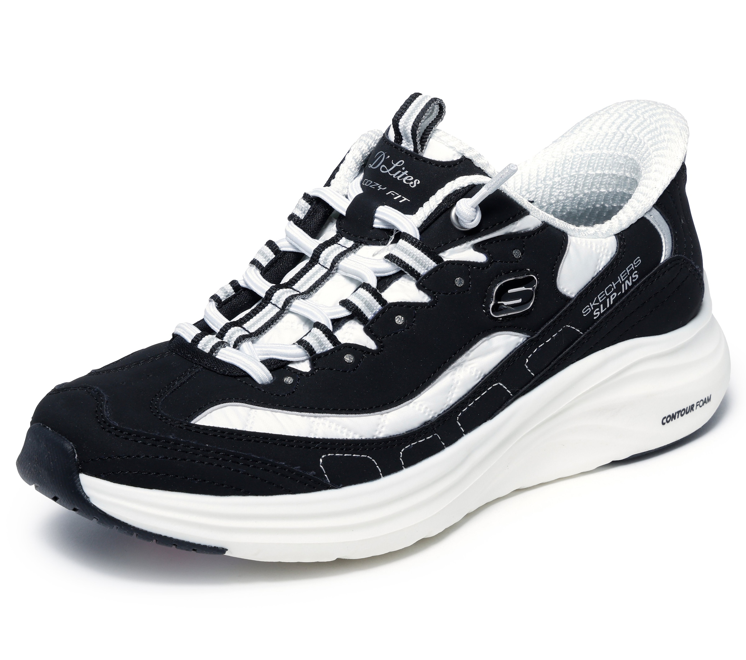 Image of Skechers Slip-On Sneaker "CONTOUR FOAM-SWEET NOSTALGIA" Schlupfschuh, Slipper mit Slip-Ins Funktion, Cozy Fit™-Komfort