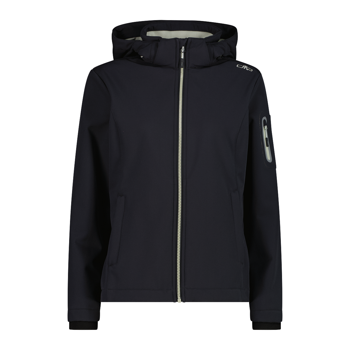 CMP Veste softshell »WOMAN JACKET ZIP HOOD« mit Kapuze sportlicher Stil, wärmend, wind- und wasserabweisend, Übergangsjacke