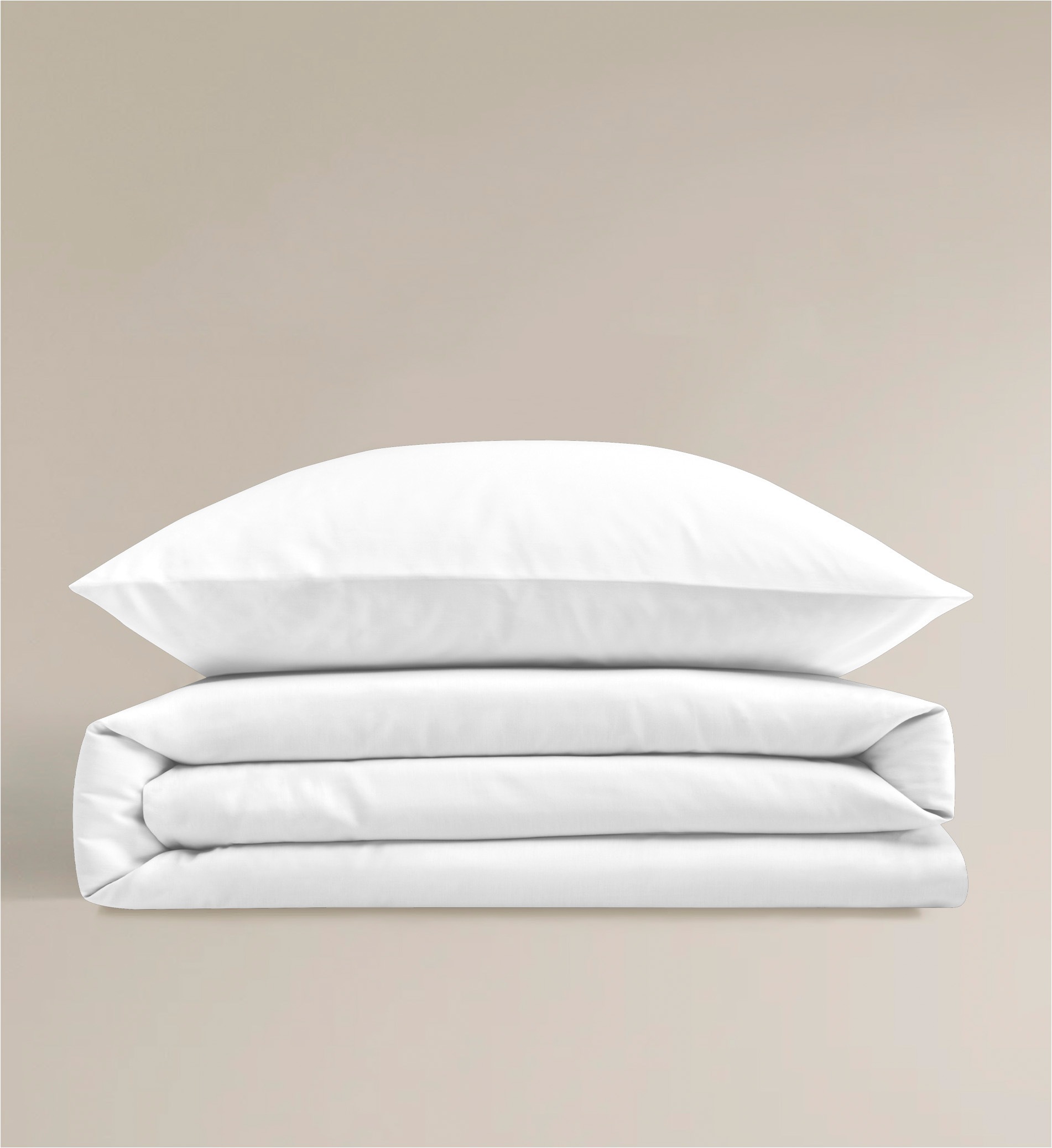 BIERBAUM Linge de lit »Elegant uni« 2 cuis Mako-satin, 100 % coton, uni, facile d'entretien