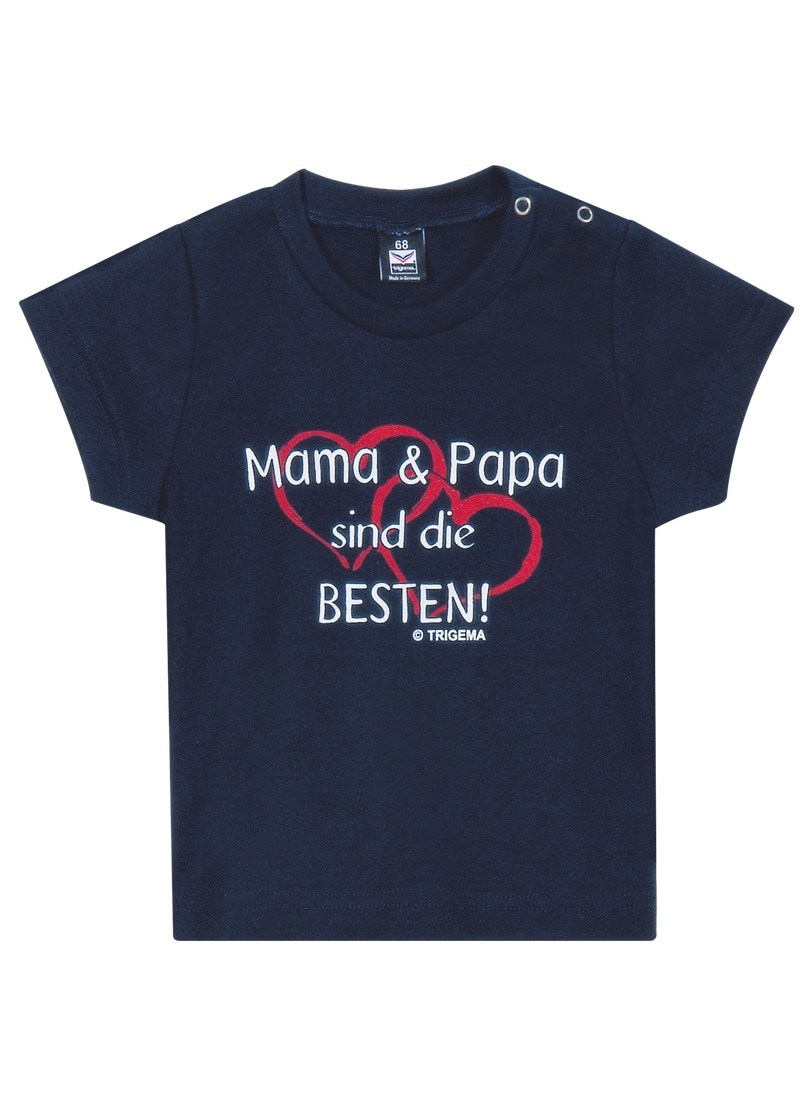 Trigema T-Shirt »TRIGEMA T-Shirt Mama & Papa«