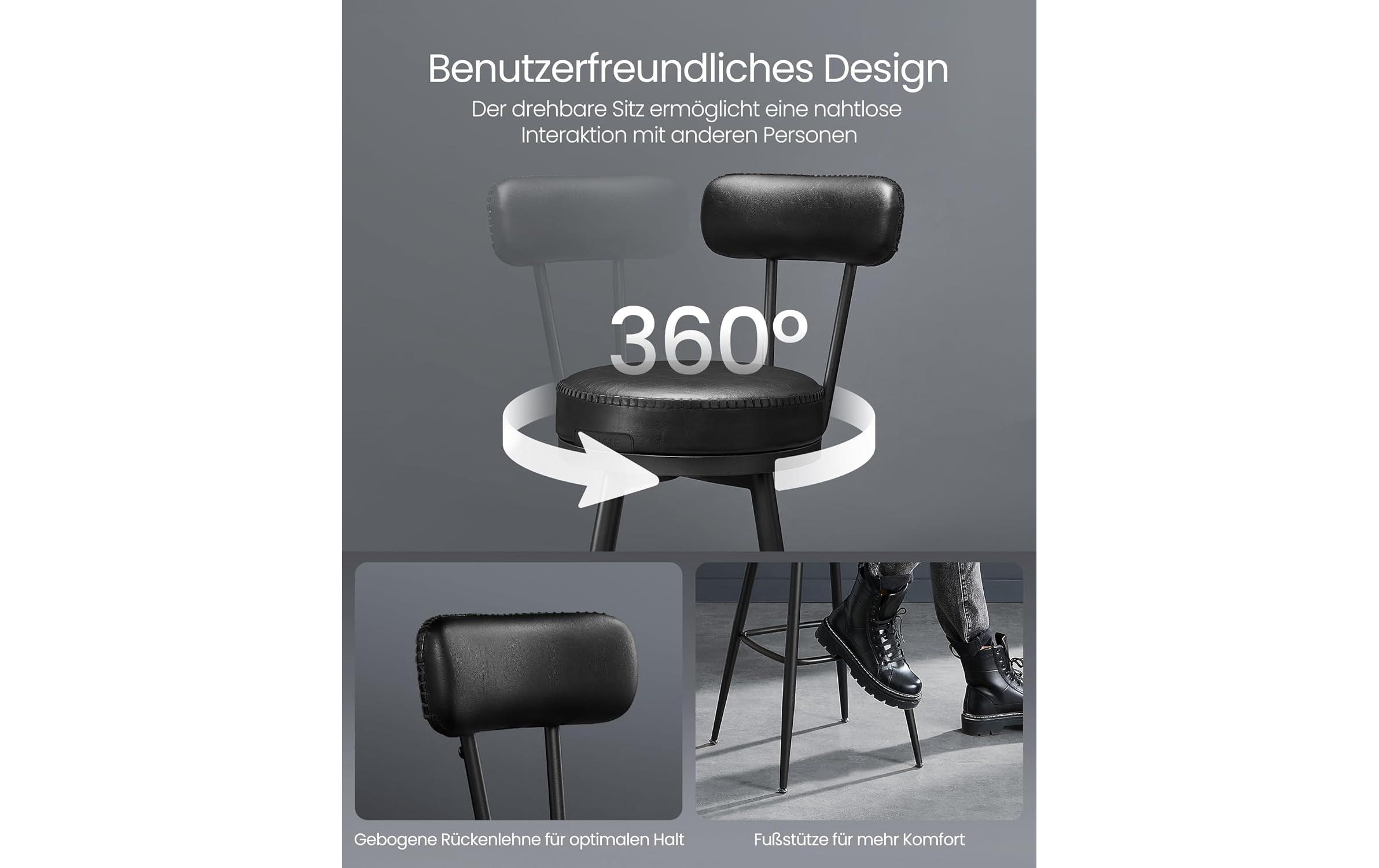 VASAGLE Barhocker »2er Set 54 x 90.5 cm«