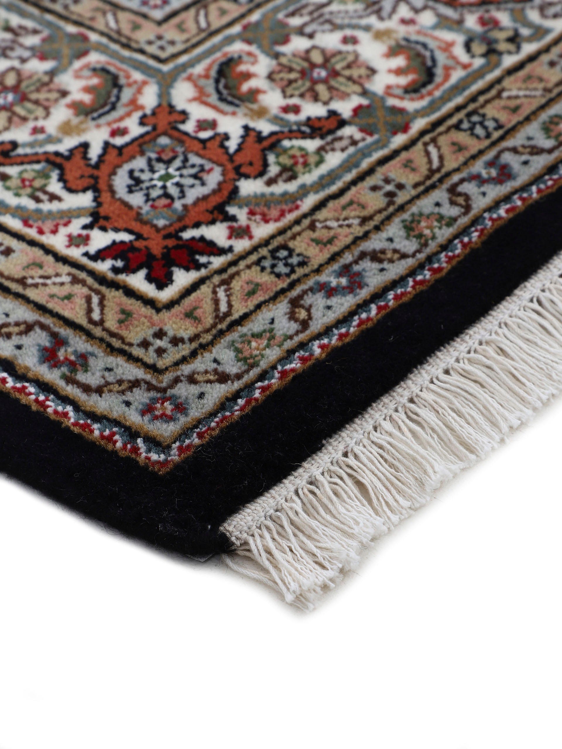 Woven Arts Orientteppich »Orientteppich Tabriz Mahi«, rechteckig, 15 mm Höhe, handgeknüpft, Wohnzimmer, reine Wolle