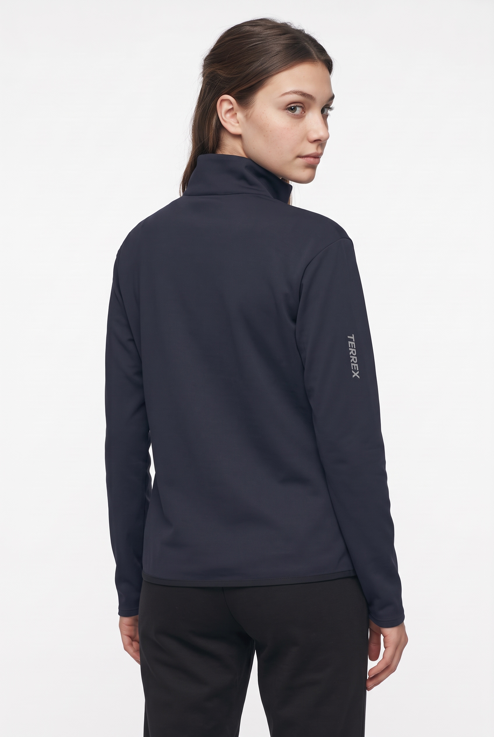 adidas TERREX T-shirt à col roulé »MULTI ESSENTIALS HALF ZIP FLEECE T« sportlicher Stil, für Sportmode und Streetwear, mit Reissverschluss