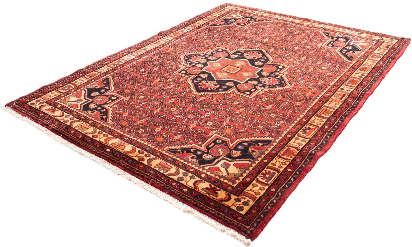 Image of morgenland Orientteppich »Perser - Nomadic - 211 x 165 cm - dunkelrot«, rechteckig, 10 mm Höhe, Wohnzimmer, Handgeknüpft, Einzelstück mit Zertifikat bei Ackermann Versand Schweiz