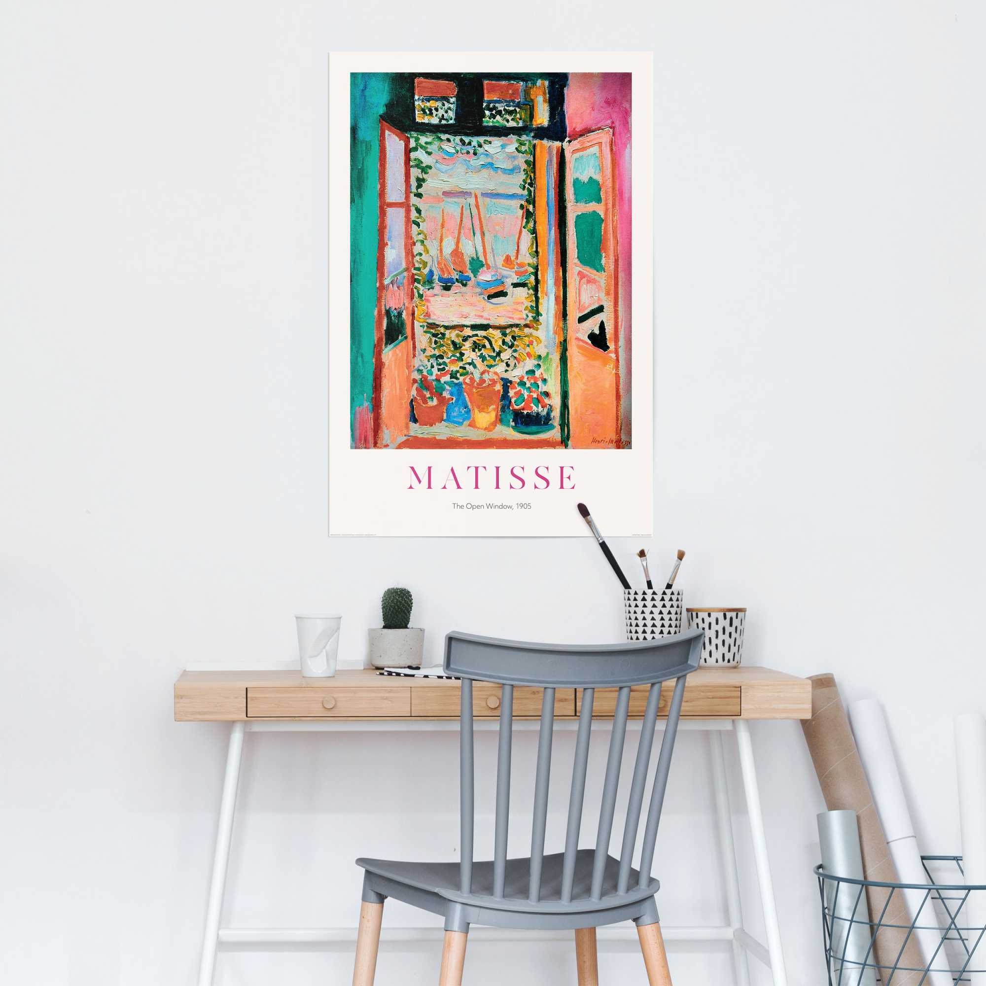 Image of Reinders Poster "Matisse - window"