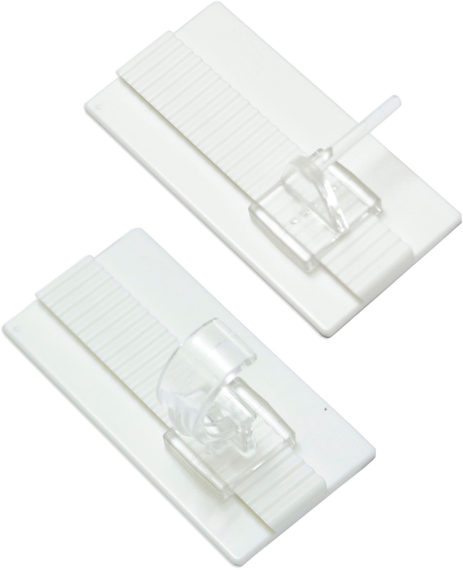 Image of GARDINIA Gardinenstangenhalter »Klebehaken Universal«, (2 St.), Klebehaken, Serie Vitragestangen/Cafehausstangen bei Ackermann Versand Schweiz