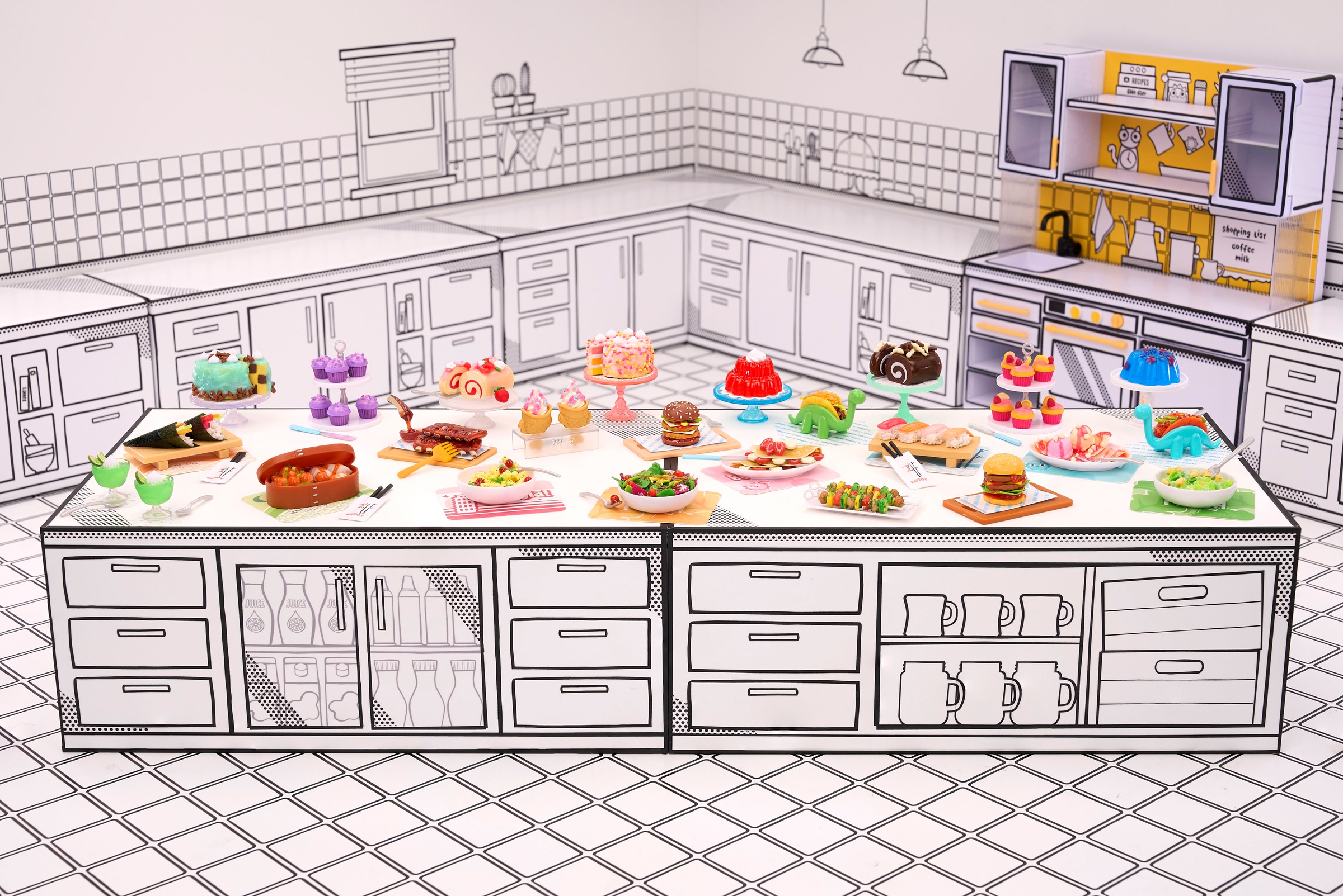 MGA ENTERTAINMENT Set créatif »MGA's Miniverse - Make It Mini Foods: Cafe in PDQ Series 3B« sortierte Lieferung