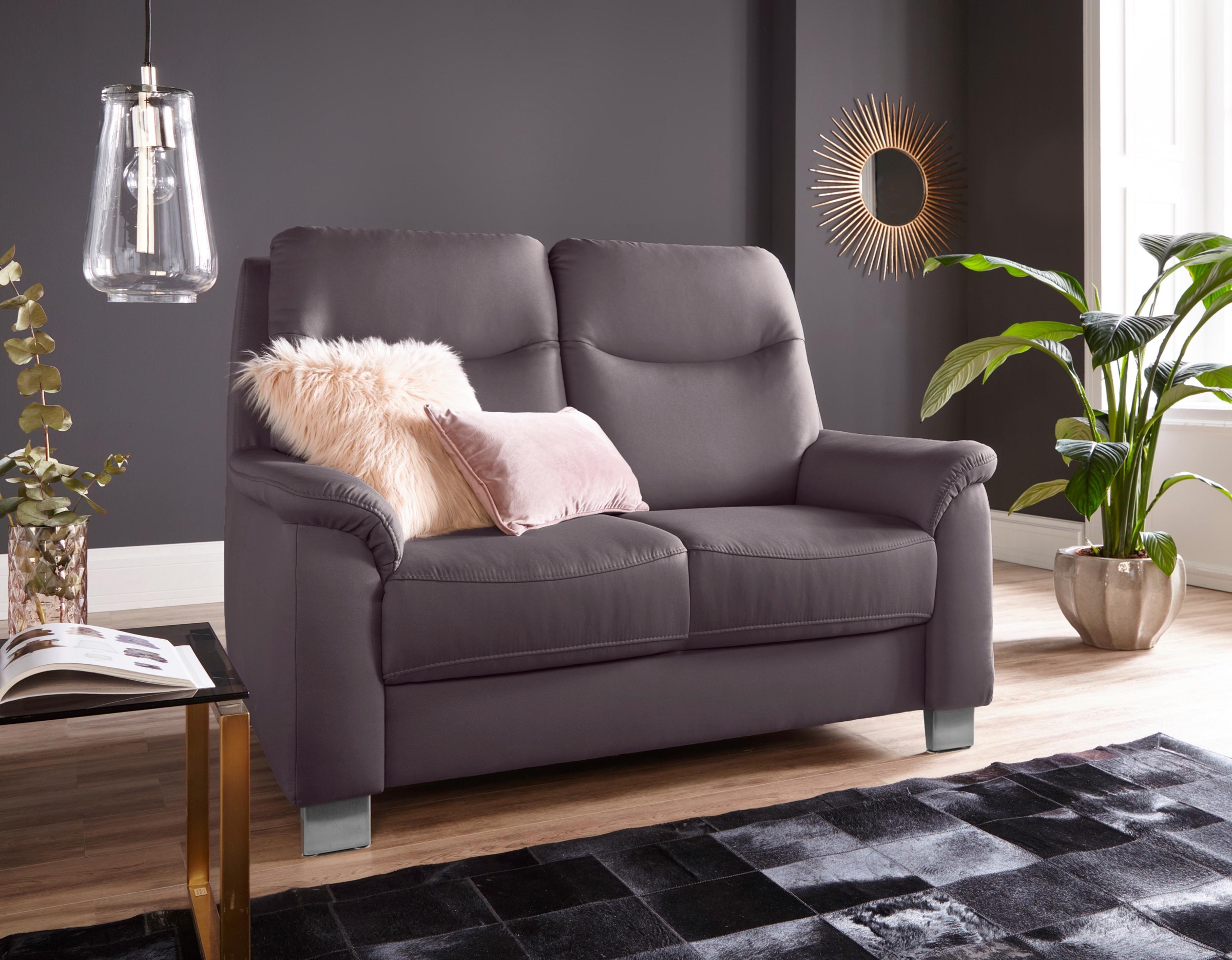 Image of sit&more 2-Sitzer, inklusive Federkern und Kopfteilverstellung bei Ackermann Versand Schweiz