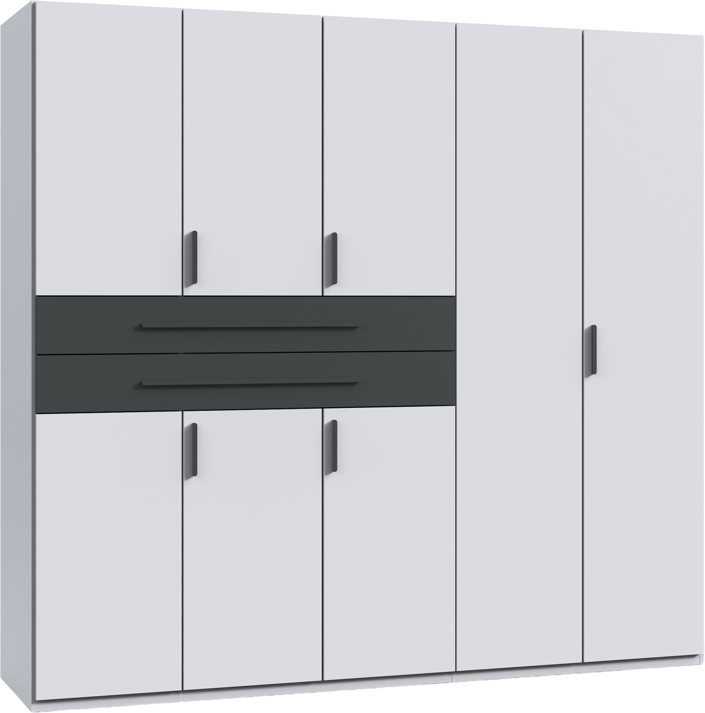 Wimex Armoire à portes battantes »Digit Kleiderschrank wahlweise mit oder ohne Spiegel« Armoire de chambre best-seller au design moderne,  disponible en largeurs 225cm ou 270cm (avec 8 ou 10 portes)