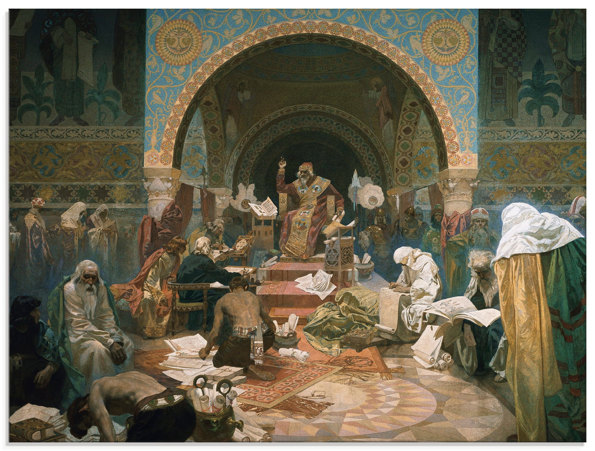 Image of Artland Glasbild »Das slawische Epos: Zar Simon Bulgarien«, historische Ereignisse, (1 St.) bei Ackermann Versand Schweiz