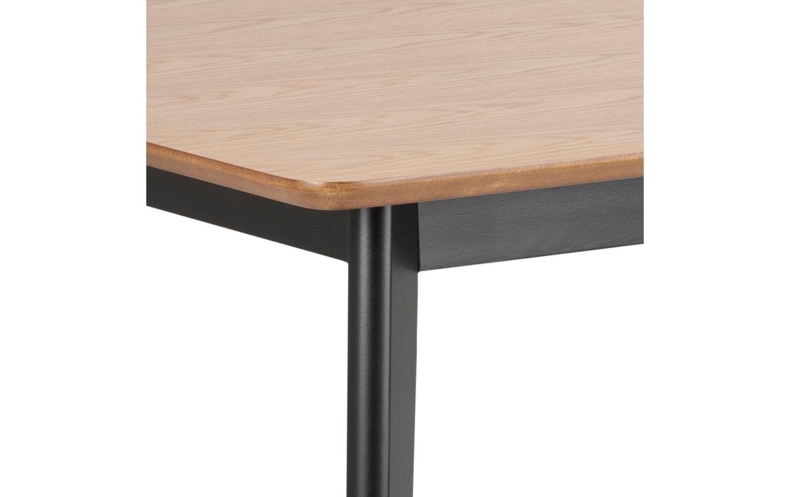 AC Design Esstisch »Roxby 120 x 80 x 76 cm, Nature/Schwarz«