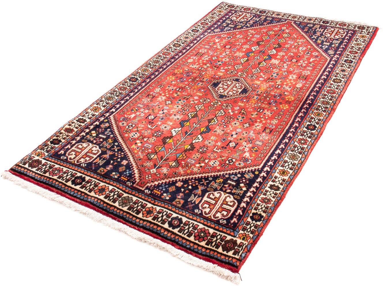 Image of morgenland Orientteppich »Perser - Nomadic - 190 x 103 cm - rot«, rechteckig, 10 mm Höhe, Wohnzimmer, Handgeknüpft, Einzelstück mit Zertifikat bei Ackermann Versand Schweiz