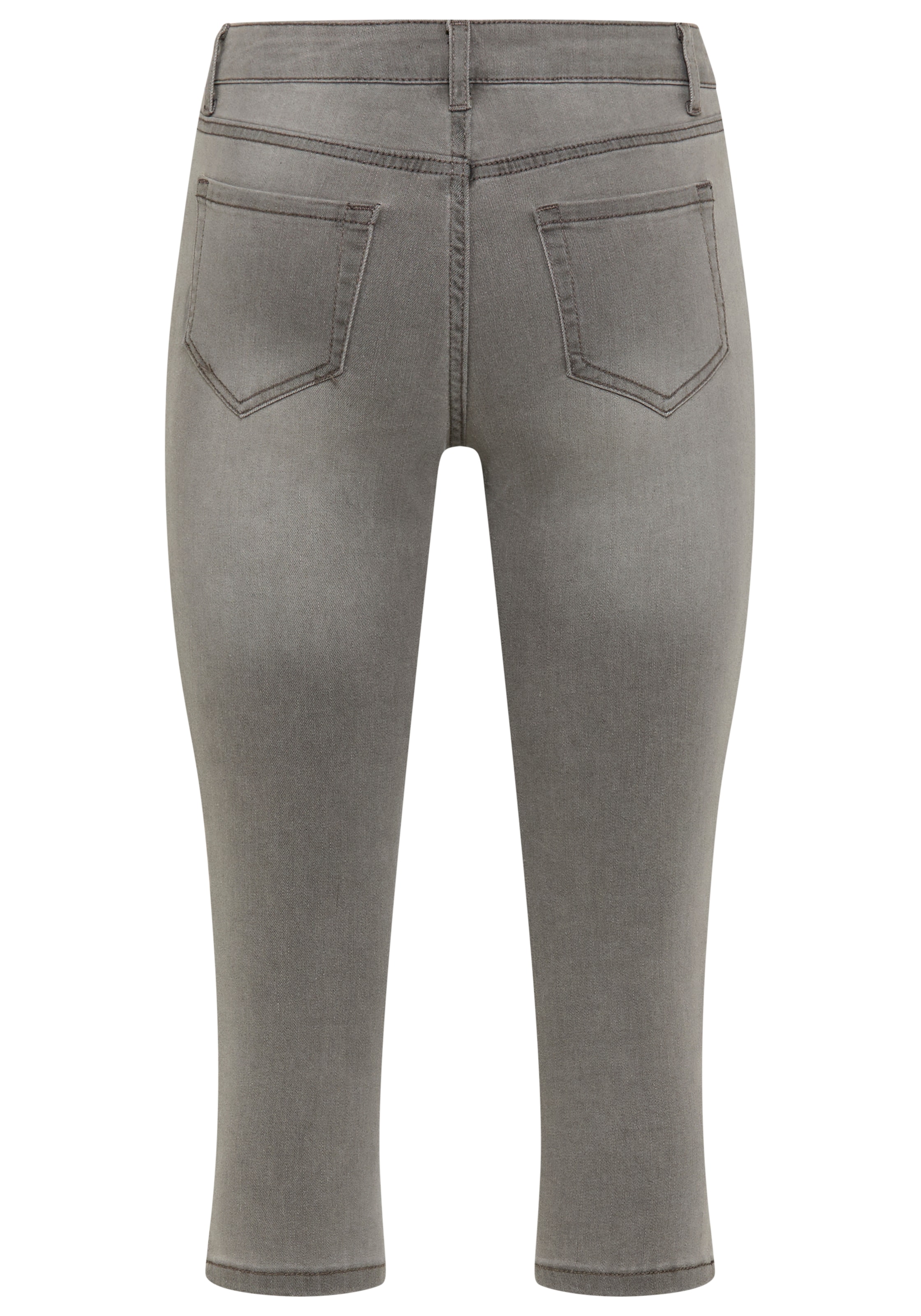 Arizona Caprijeans »Ultra-Stretch« extra-enger Schnitt,  modischer Beinabschluss mit Schlitz