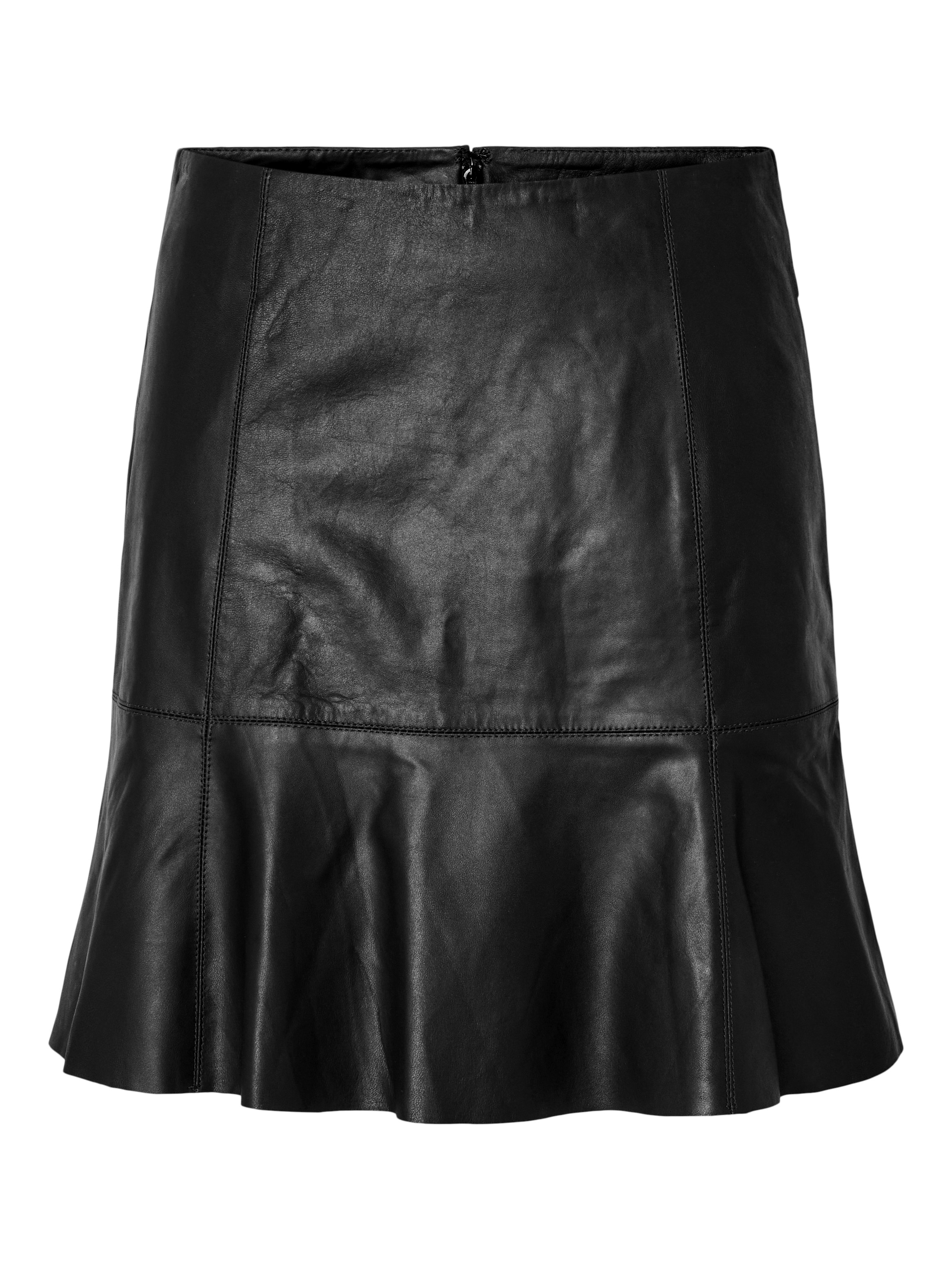 Y.A.S Lederrock »YASCOLLY MW NAPLON LEATHER SKIRT NOOS«