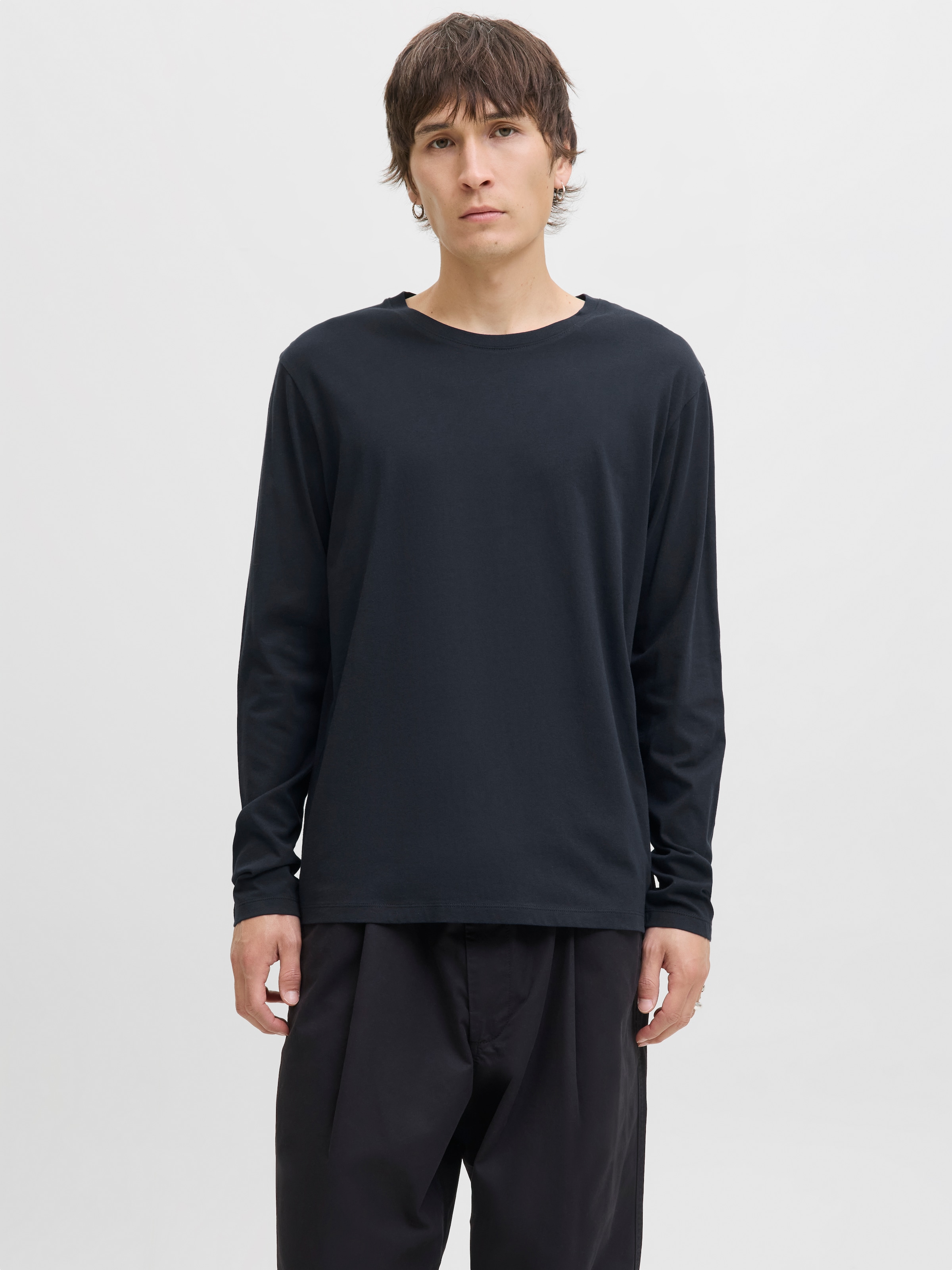 Jack & Jones Rundhalsshirt »JJEORGANIC BASIC TEE LS O-NECK NOOS«