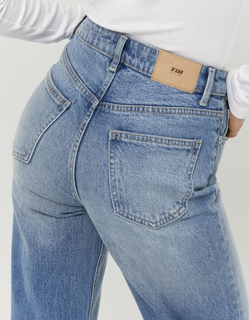 Tally Weijl High-waist-Jeans »SPADEPEPPER« Baumwollmischung, High-Waist mit geradem Beinverlauf