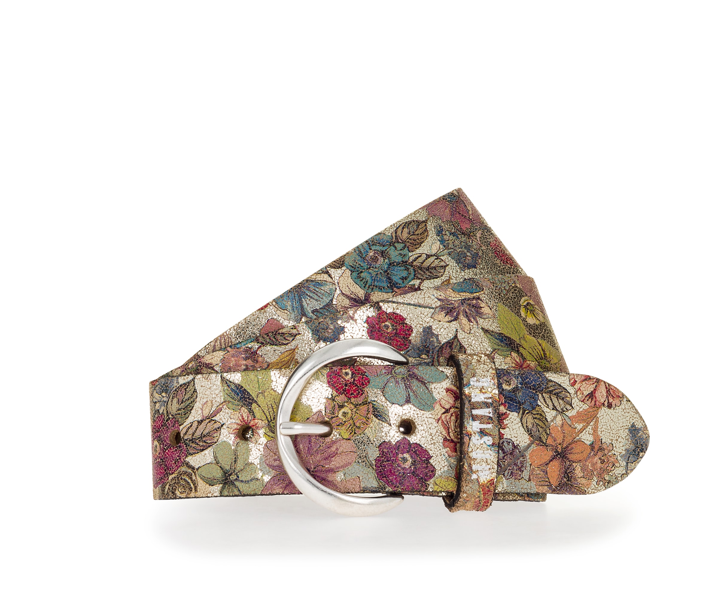 MUSTANG Ledergürtel Florales oder Animal-Design, 4 cm breit