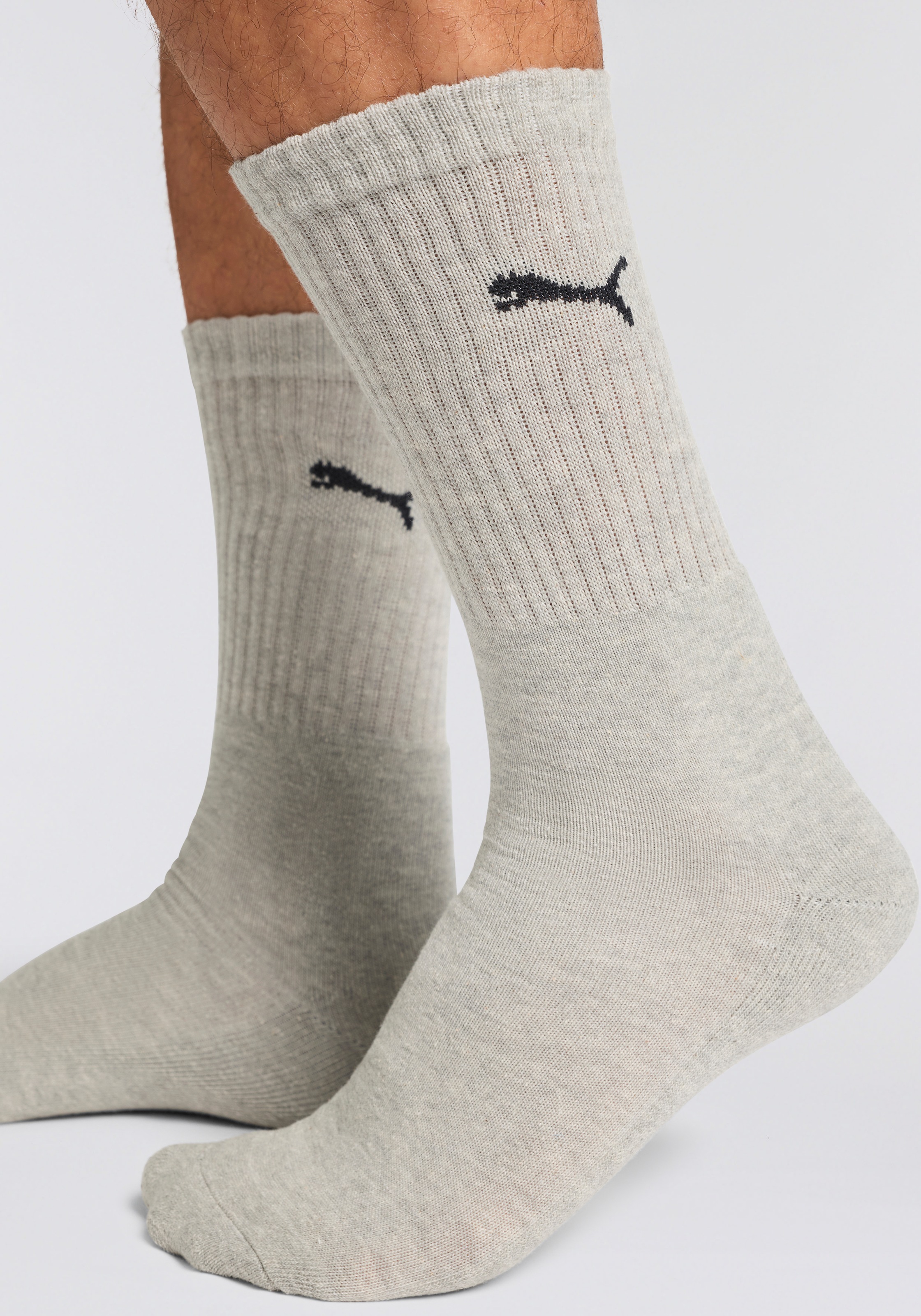 PUMA Socken »PUMA CREW SOCK 9P ECOM« 9 Paar, 9 Stk. tlg. Tennissocken, atmungsaktiv, feuchtigkeitsregulierend