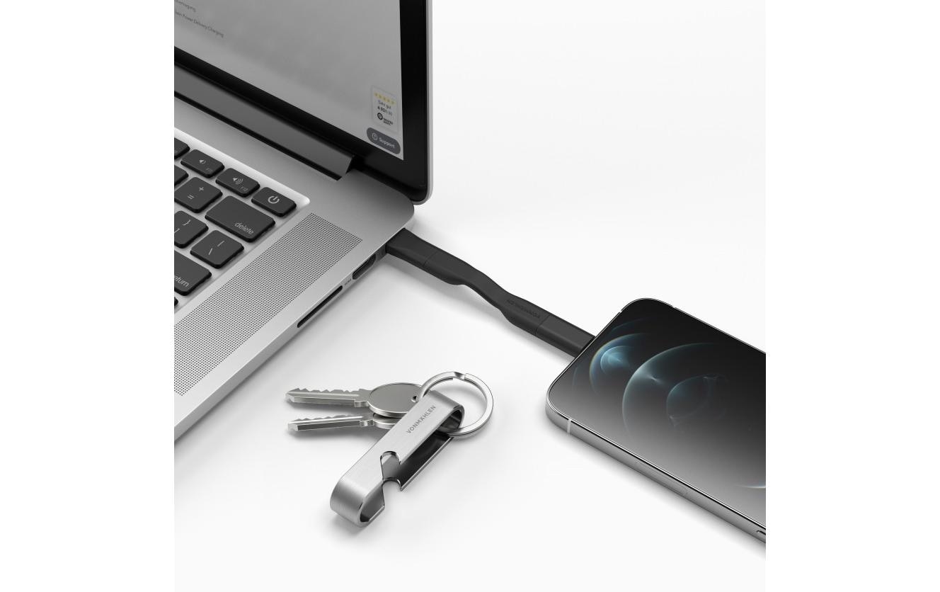 VONMÄHLEN USB-Ladegerät »High Six Black/Silver«