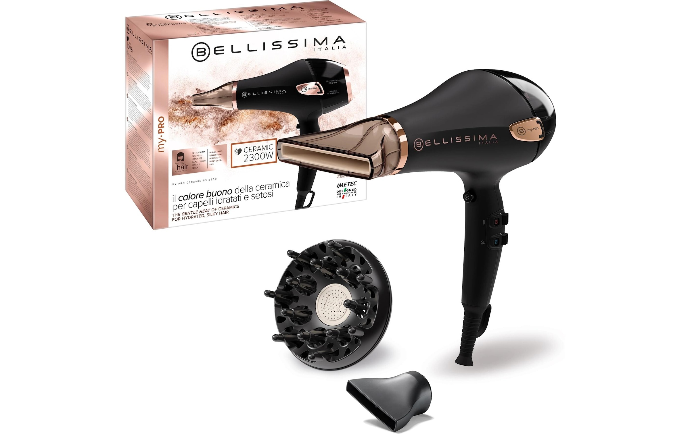 BELLISSIMA ITALIA Sèche-cheveux »My Pro P5 3800« 2.300 W
