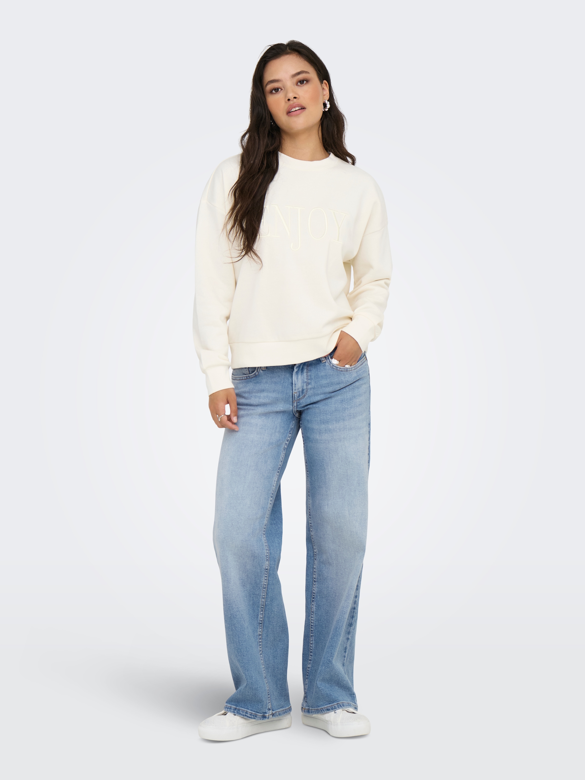 ONLY Low-rise-Jeans »ONLJUDY-O LW WIDE LEG DNM TAI433 NOOS«