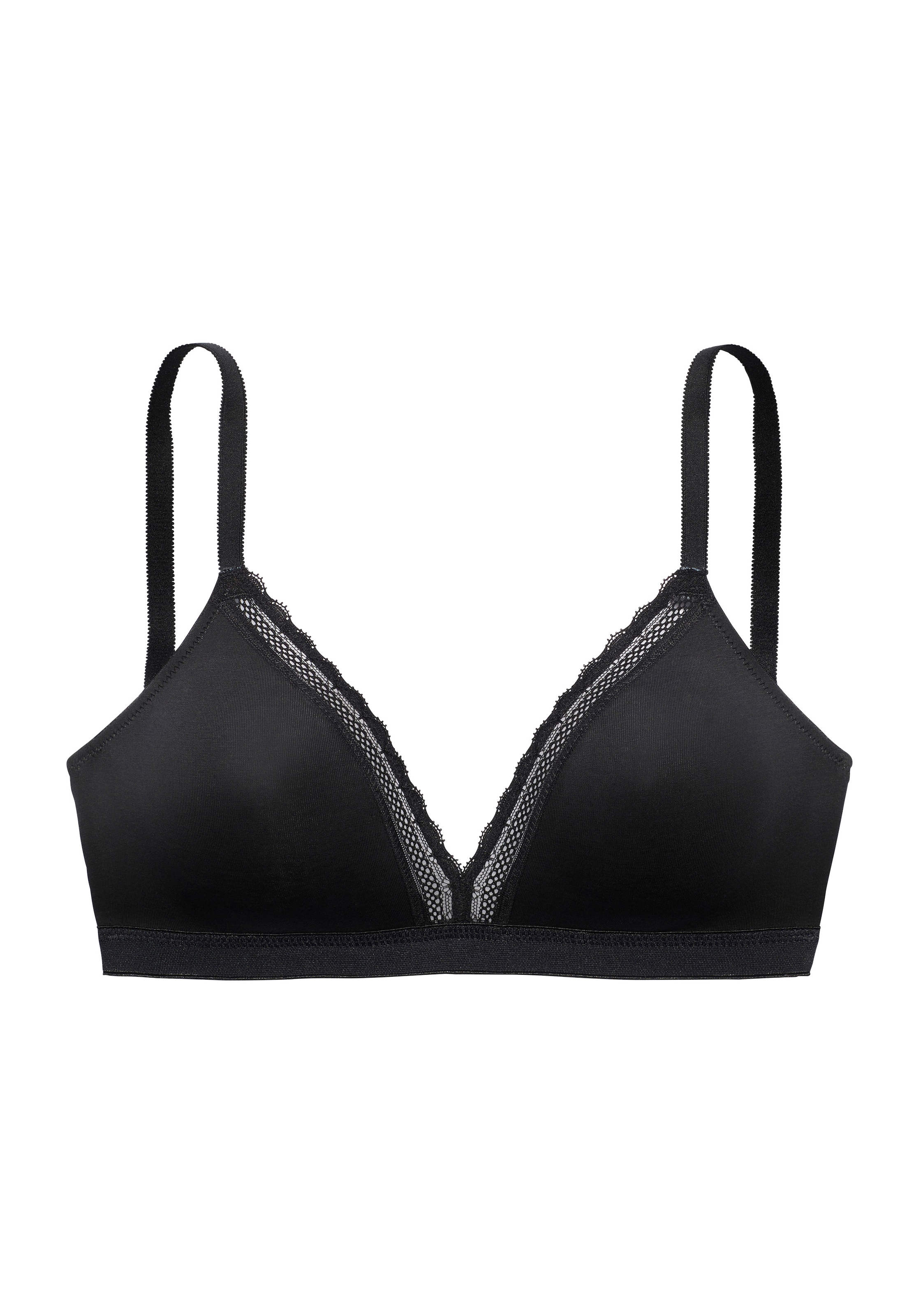 Vivance by Lascana Soutien-gorge à bretelles sans armatures, en coton doux, soutien-gorge confortable