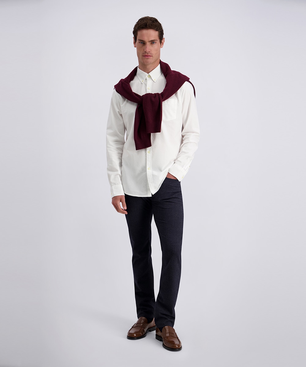 Pierre Cardin Chemise à manches longues »Oxford Button down« Col boutonné