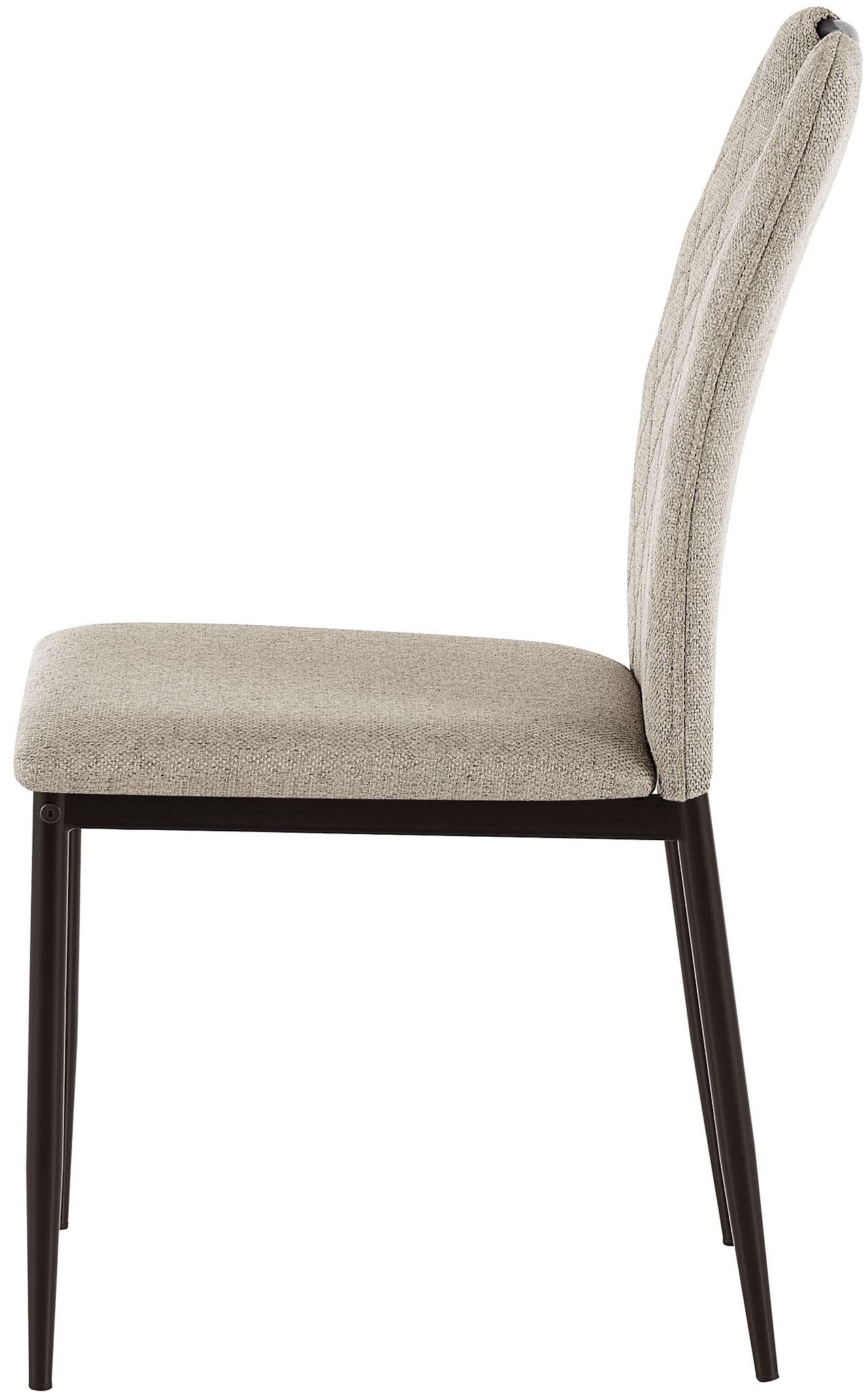 GOODproduct Esszimmerstuhl »Rom« (Set) 2 Stk.bequemer Stuhl mit hochwertigem Stoffbezug und Griff im Rücken