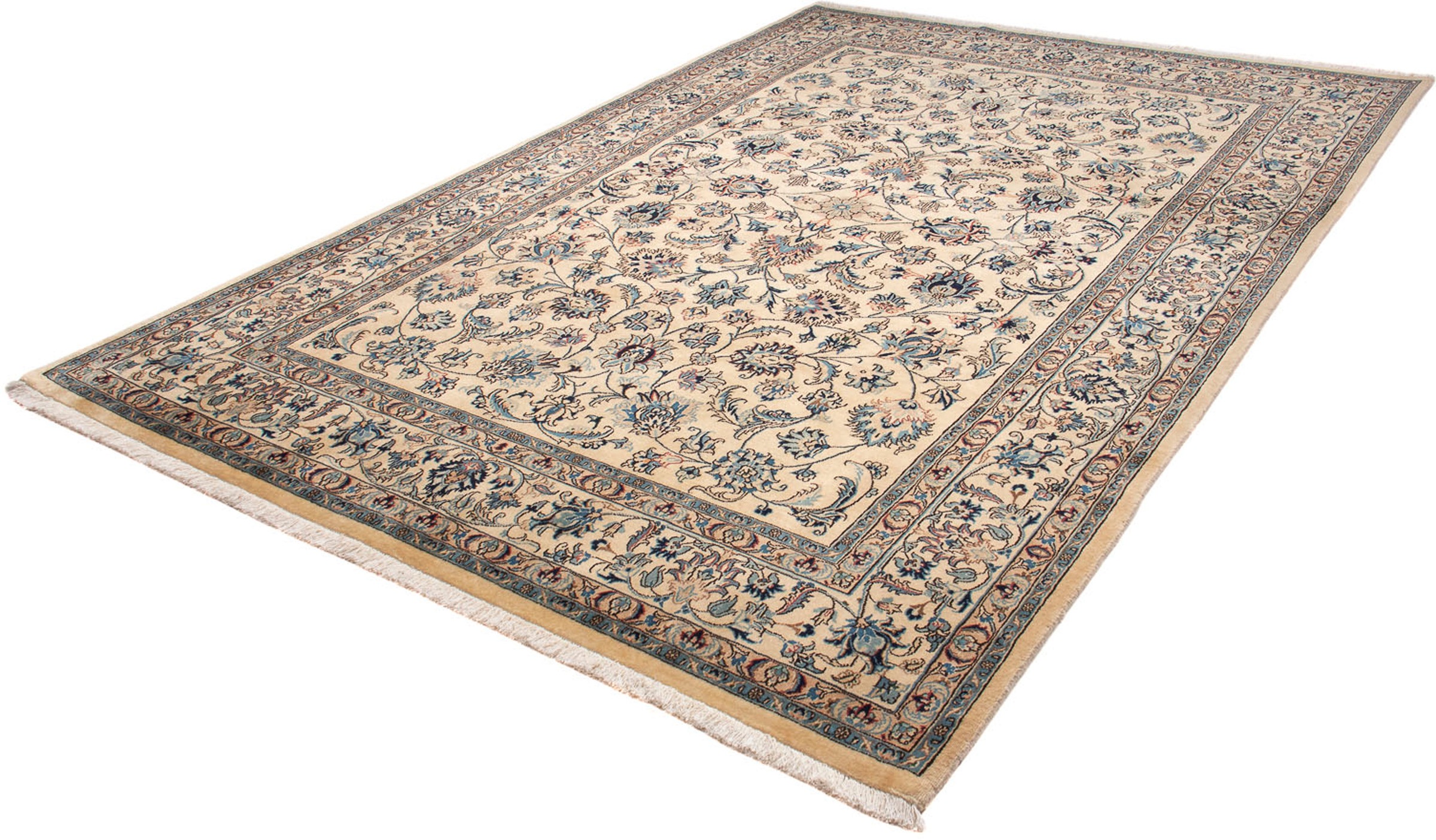 Image of morgenland Orientteppich »Perser - Classic - 298 x 200 cm - beige«, rechteckig, 10 mm Höhe, Wohnzimmer, Handgeknüpft, Einzelstück mit Zertifikat bei Ackermann Versand Schweiz