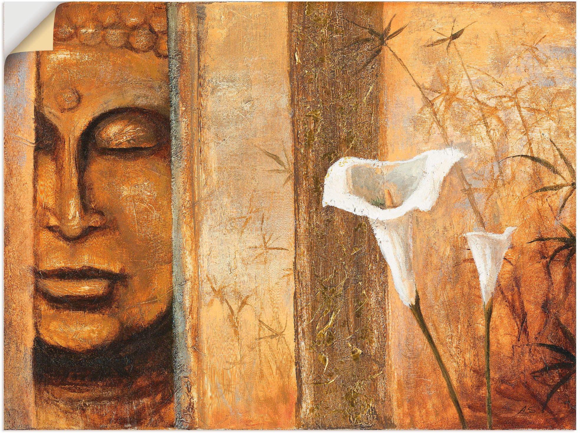 Image of Artland Wandbild »Wahrnehmung«, Religion, (1 St.), in vielen Grössen & Produktarten - Alubild / Outdoorbild für den Aussenbereich, Leinwandbild, Poster, Wandaufkleber / Wandtattoo auch für Badezimmer geeignet bei Ackermann Versand Schweiz